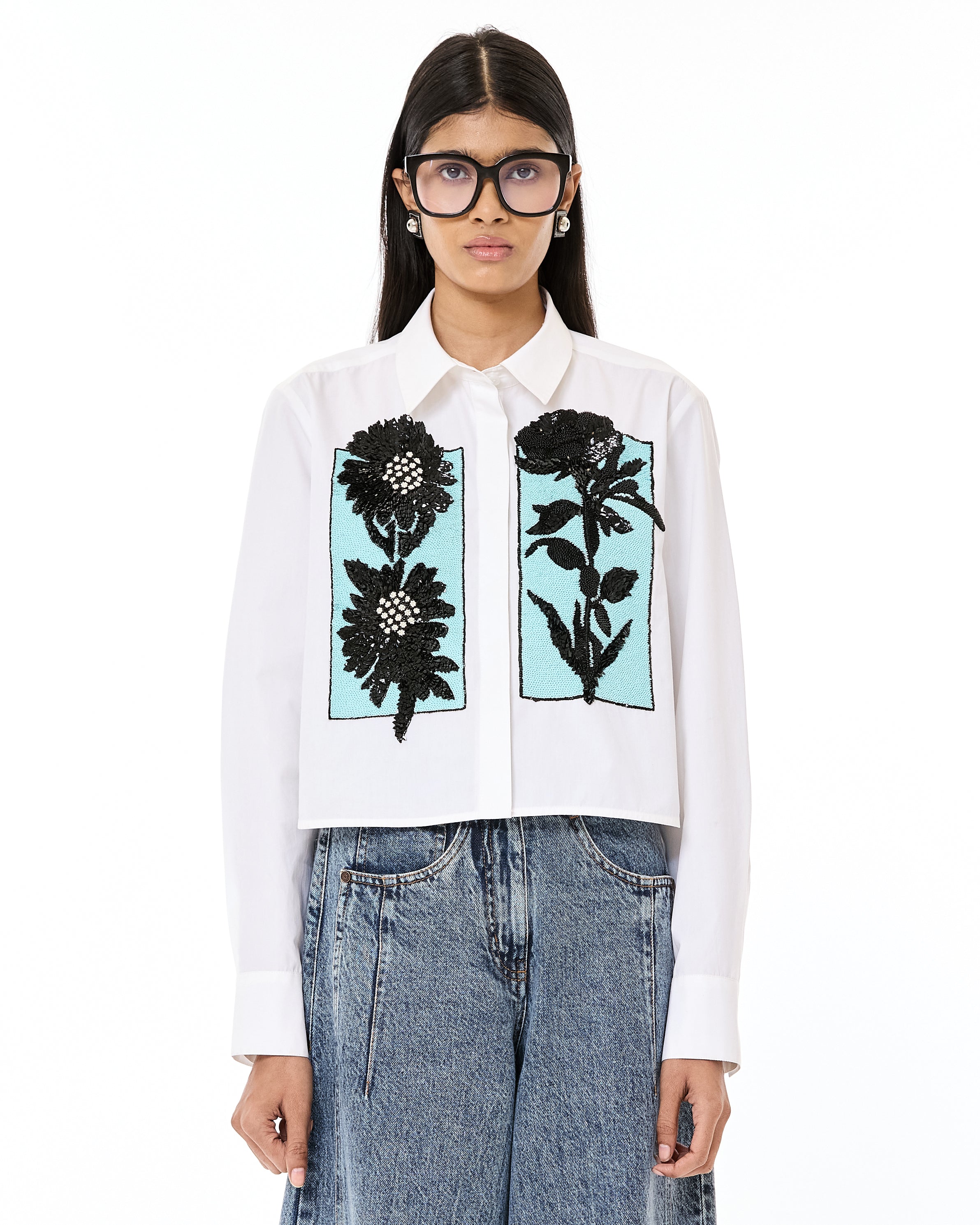 Handcrafted Cropped Shirt