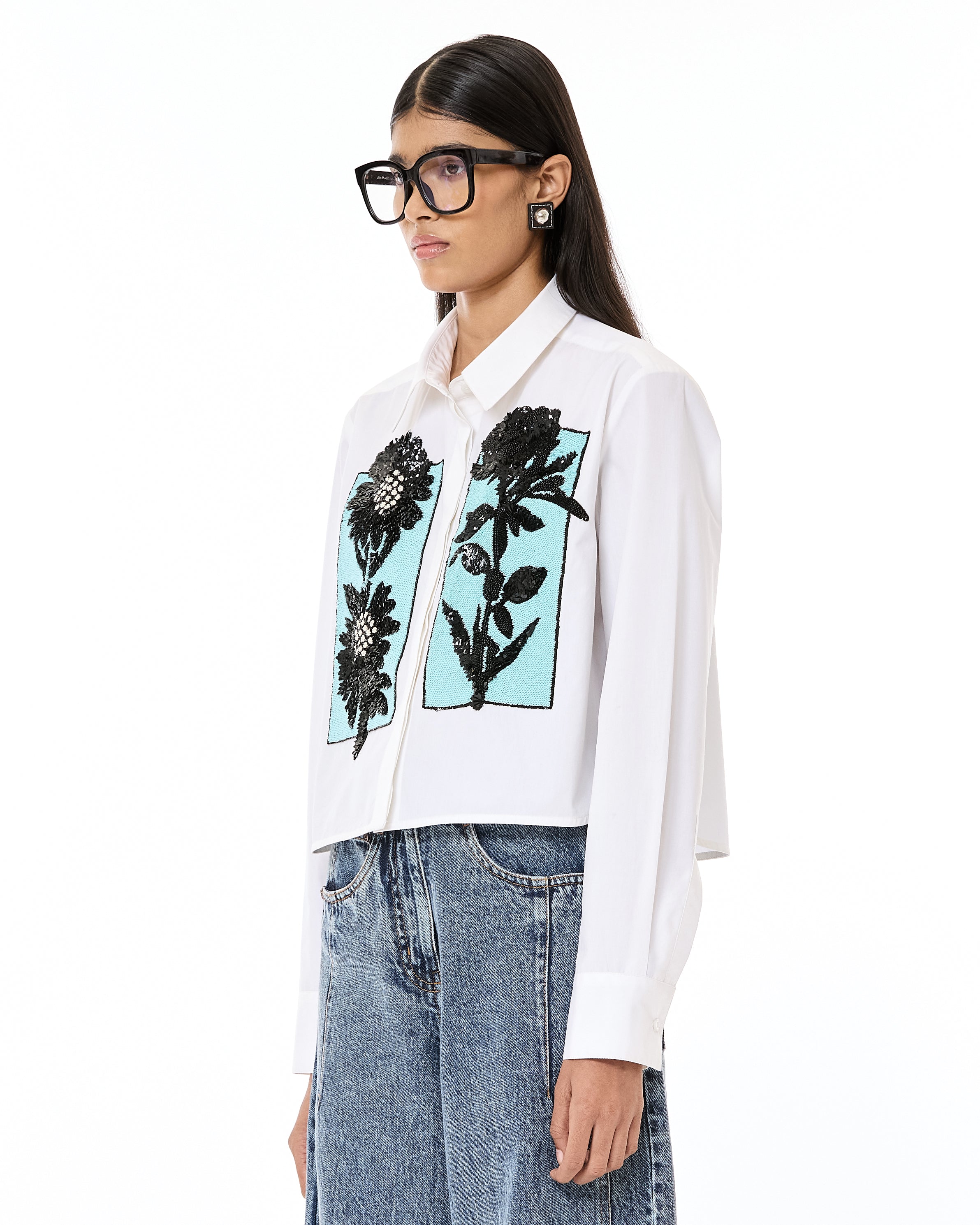 Handcrafted Cropped Shirt