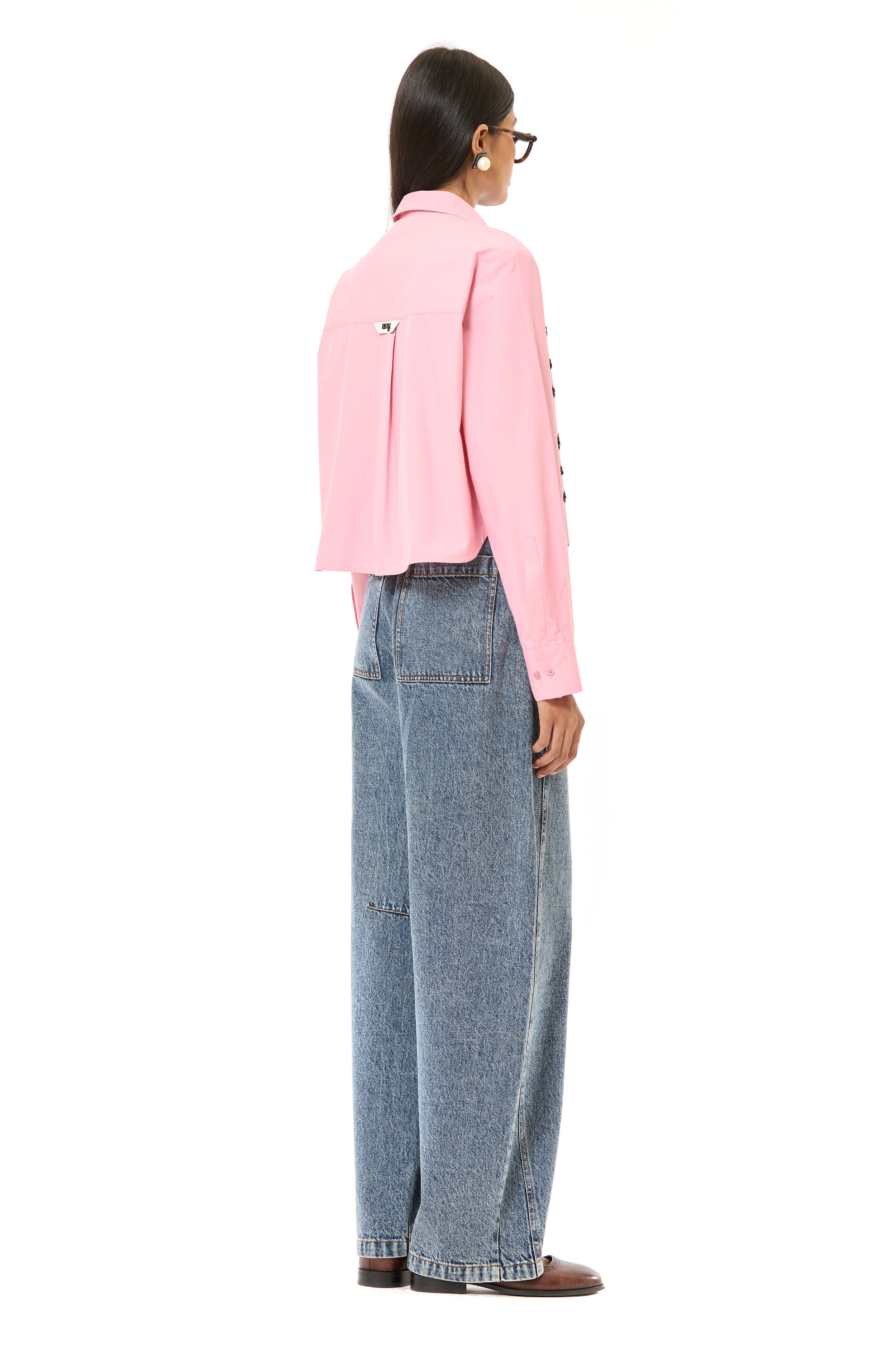 Handcrafted Cropped Shirt