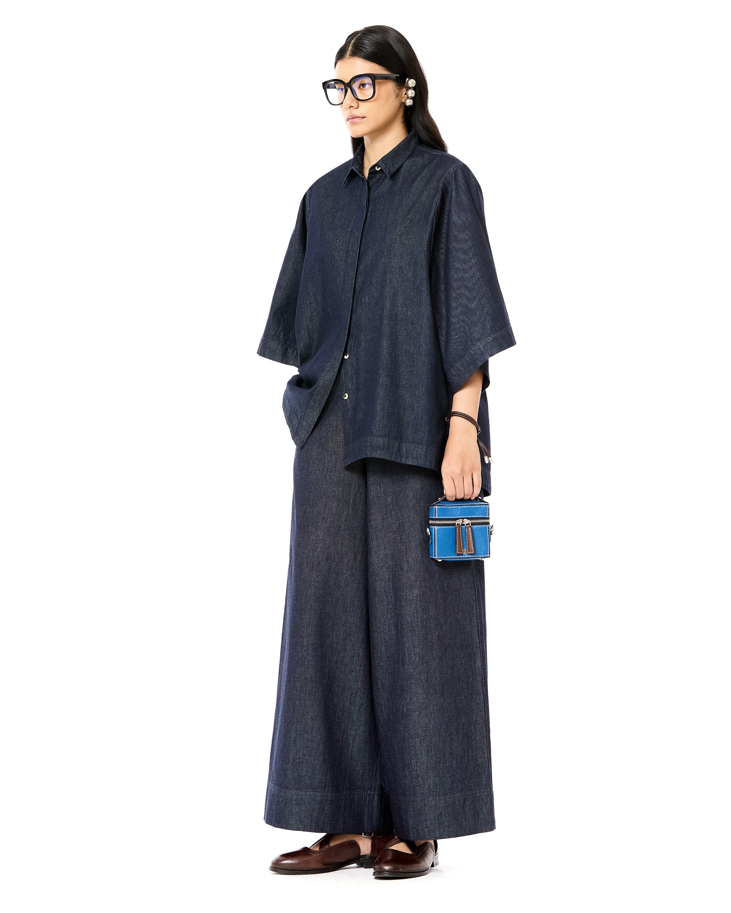 Oversized Shirt Co-ord Set