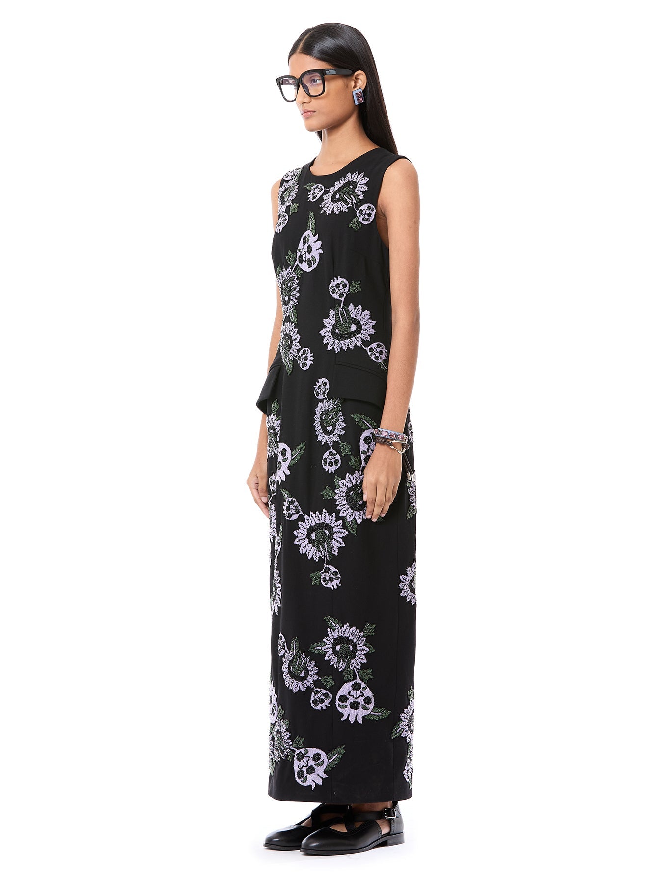 Hand Embroidered Maxi Dress