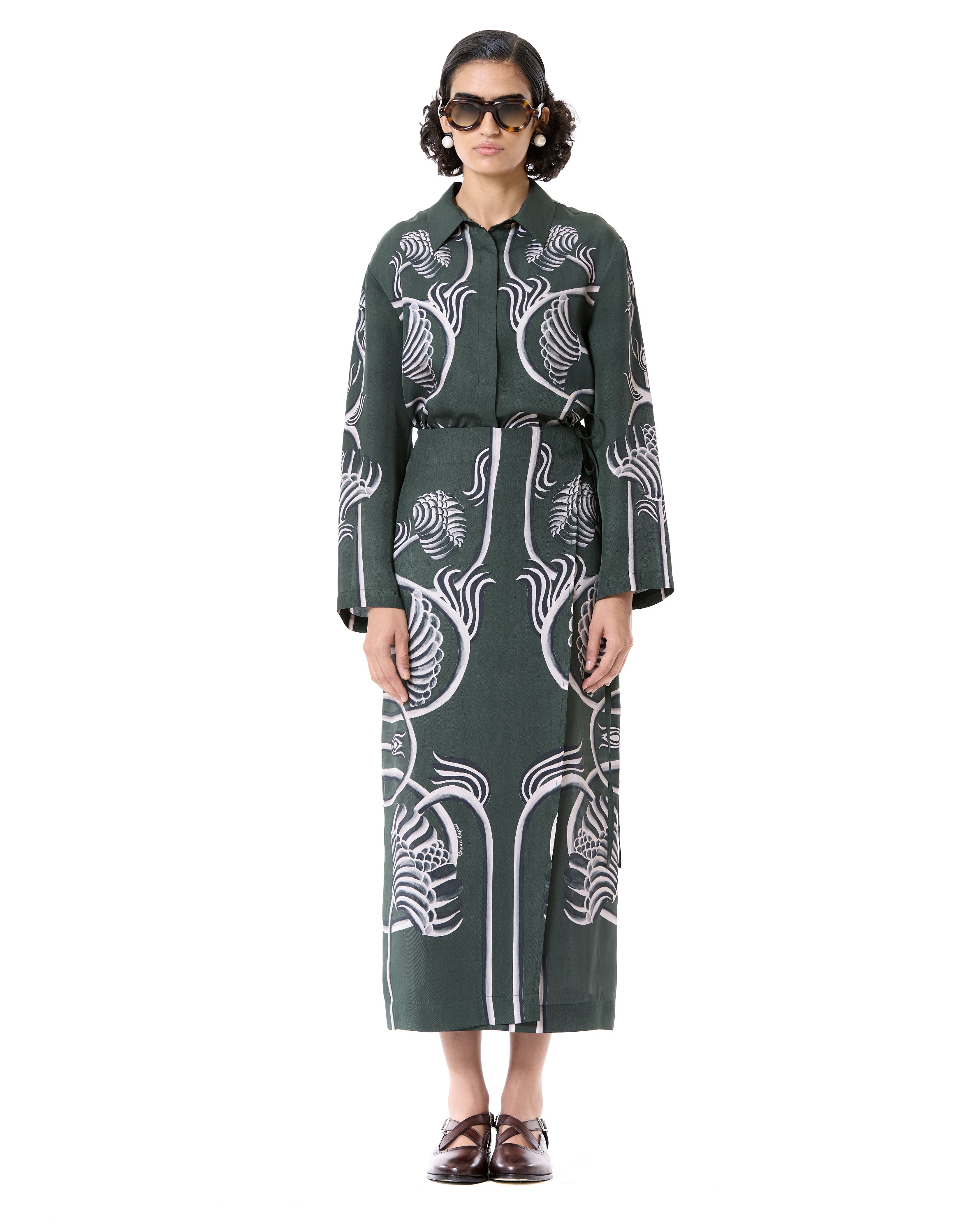 Engineered Draped Co-ord Set