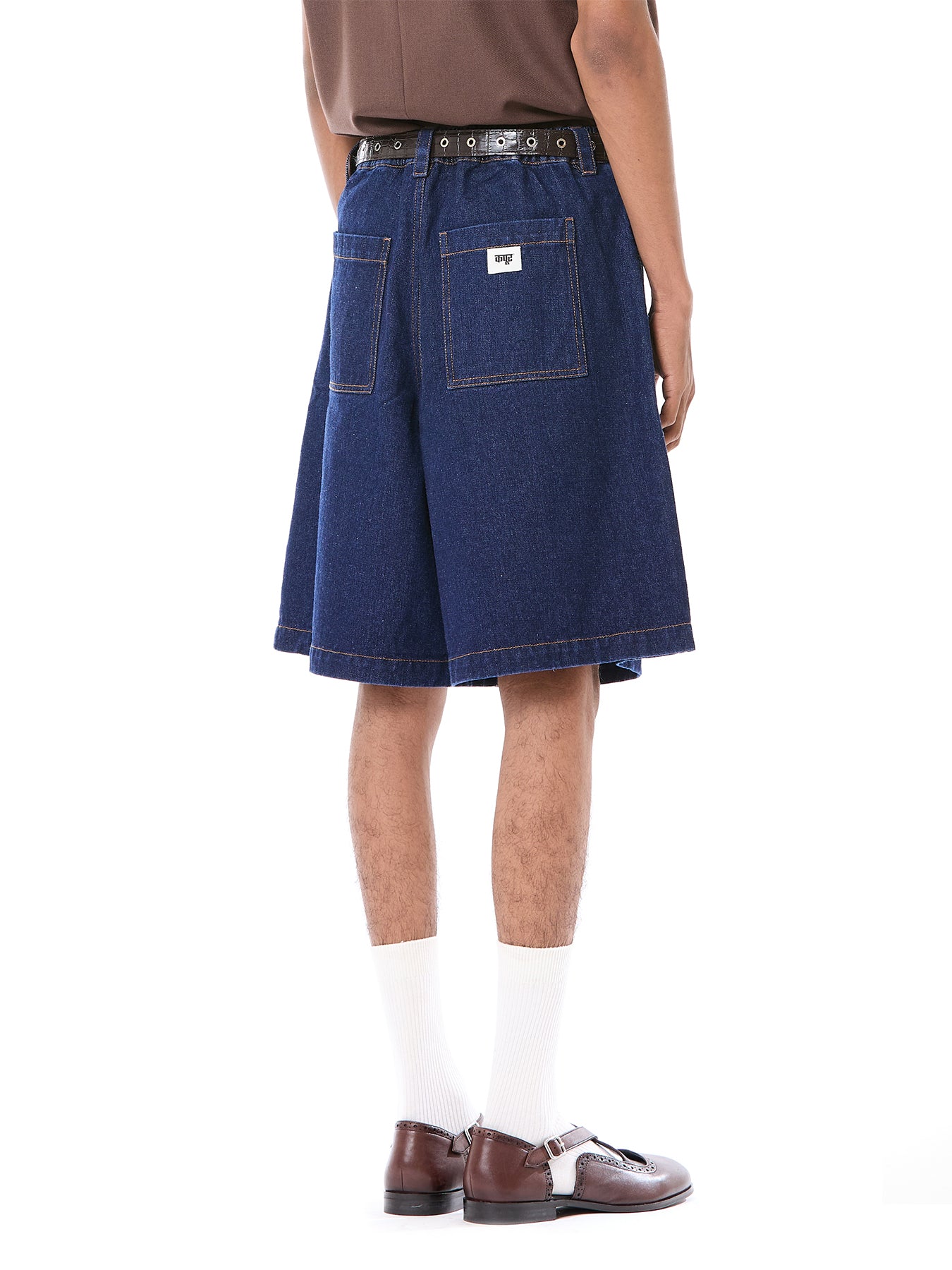 Paneled Barrel Shorts