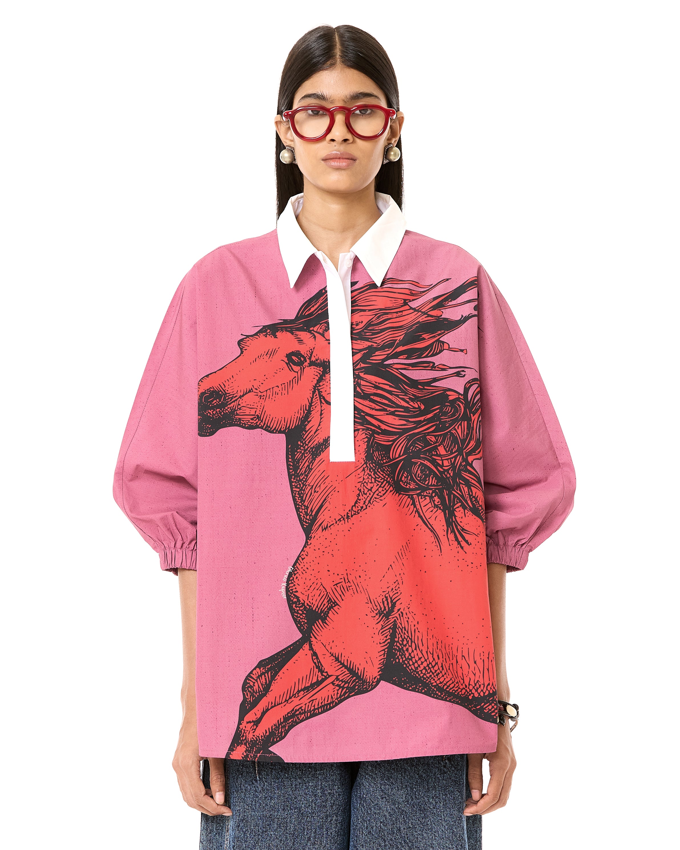 Unicorn Polo Batwing Shirt