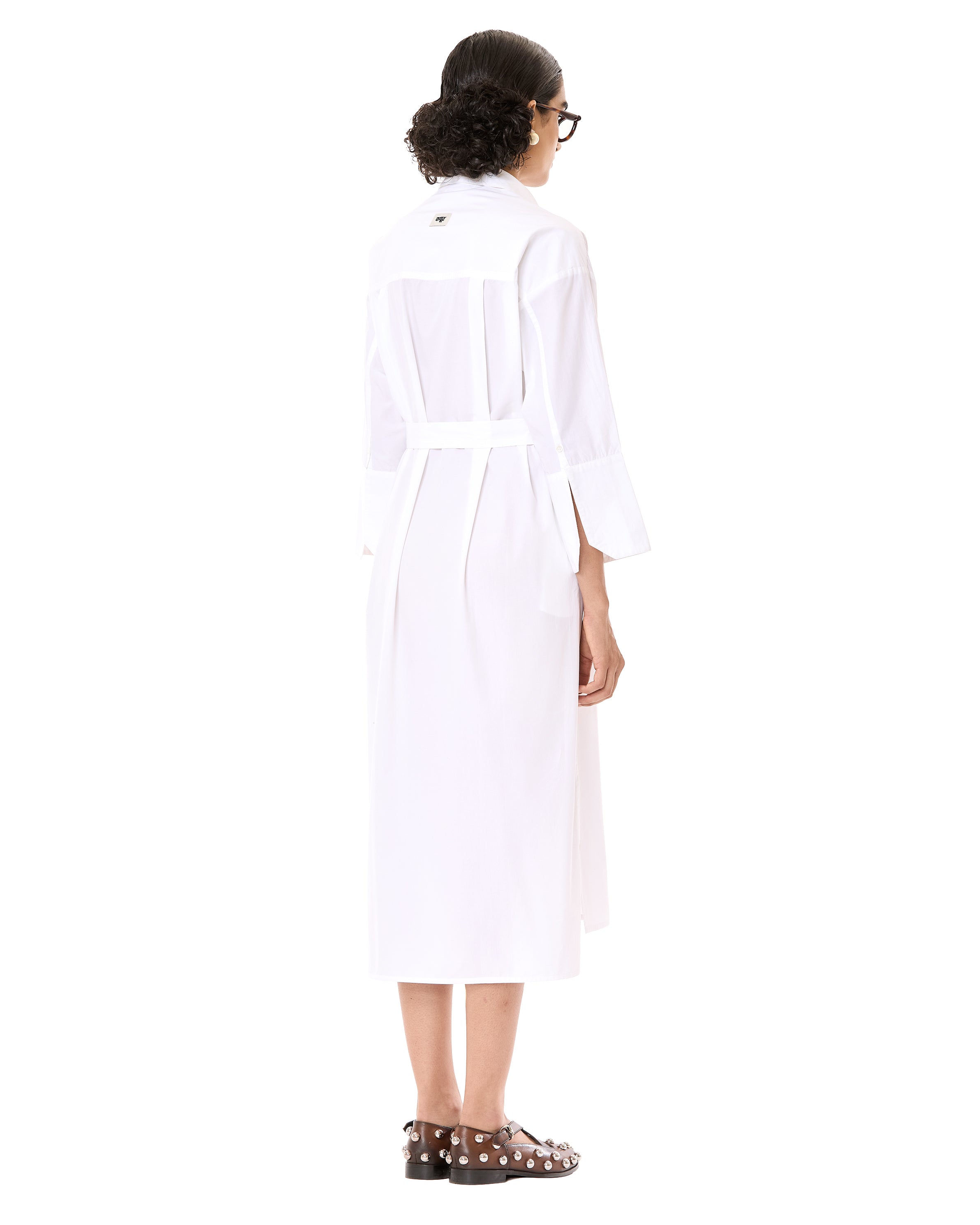 Handcrafted Belted Shirt Dress