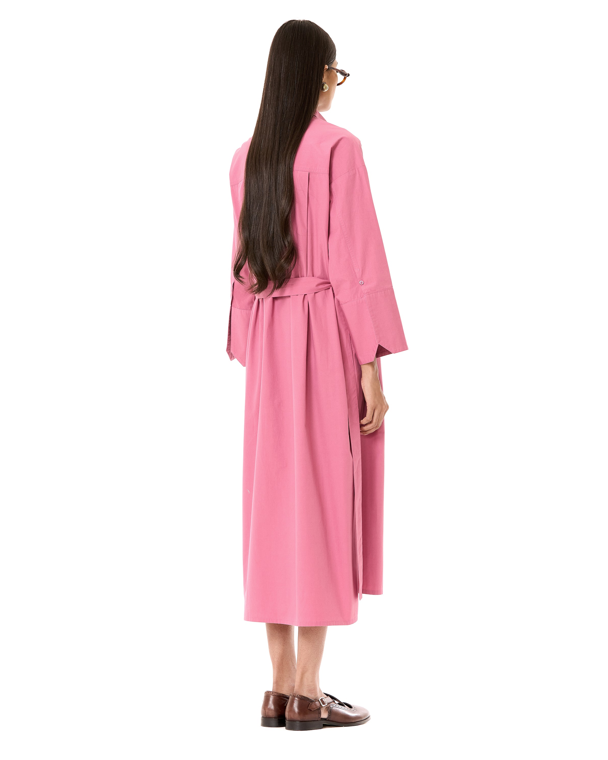 Handcrafted Belted Shirt Dress