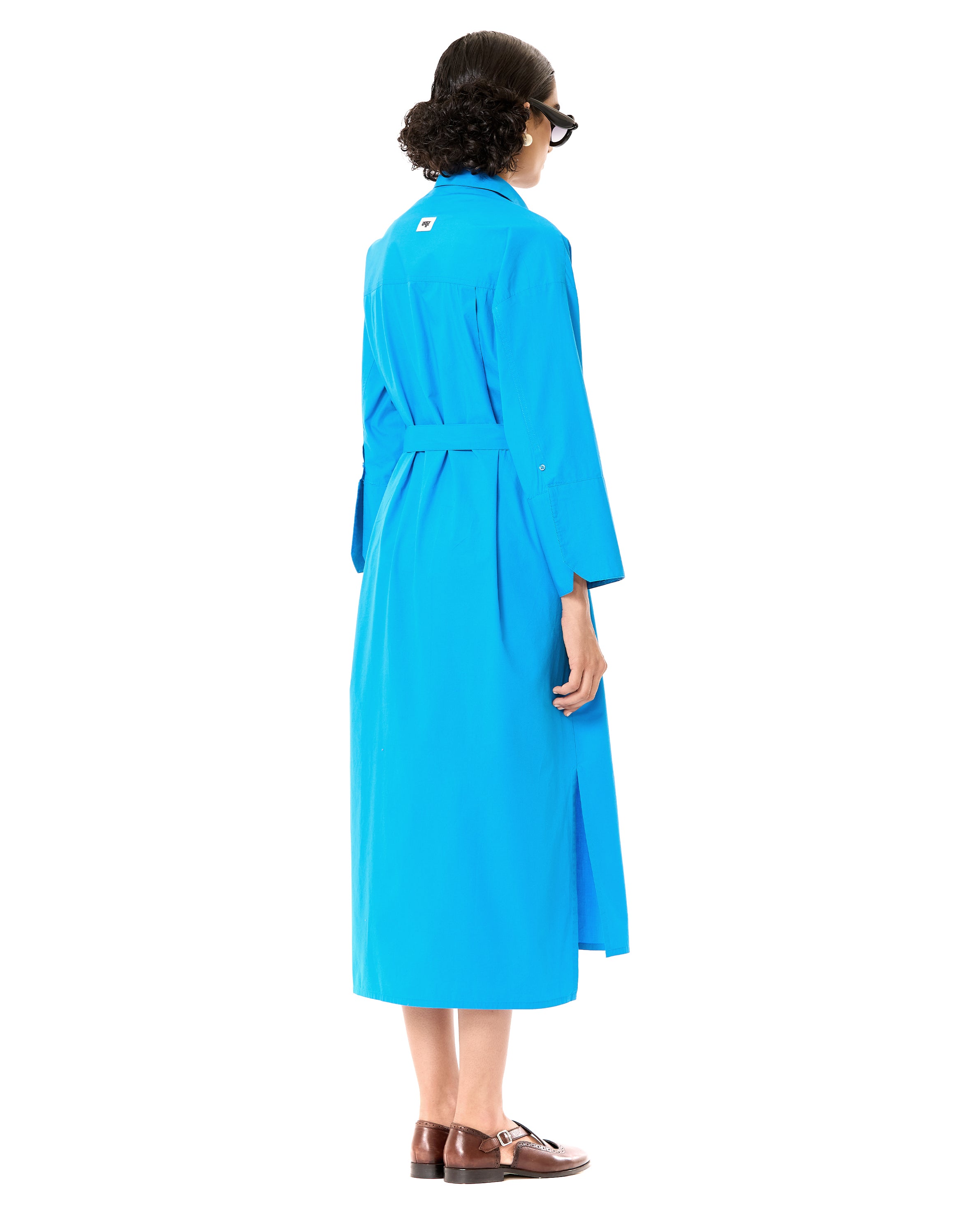 Handcrafted Belted Shirt Dress