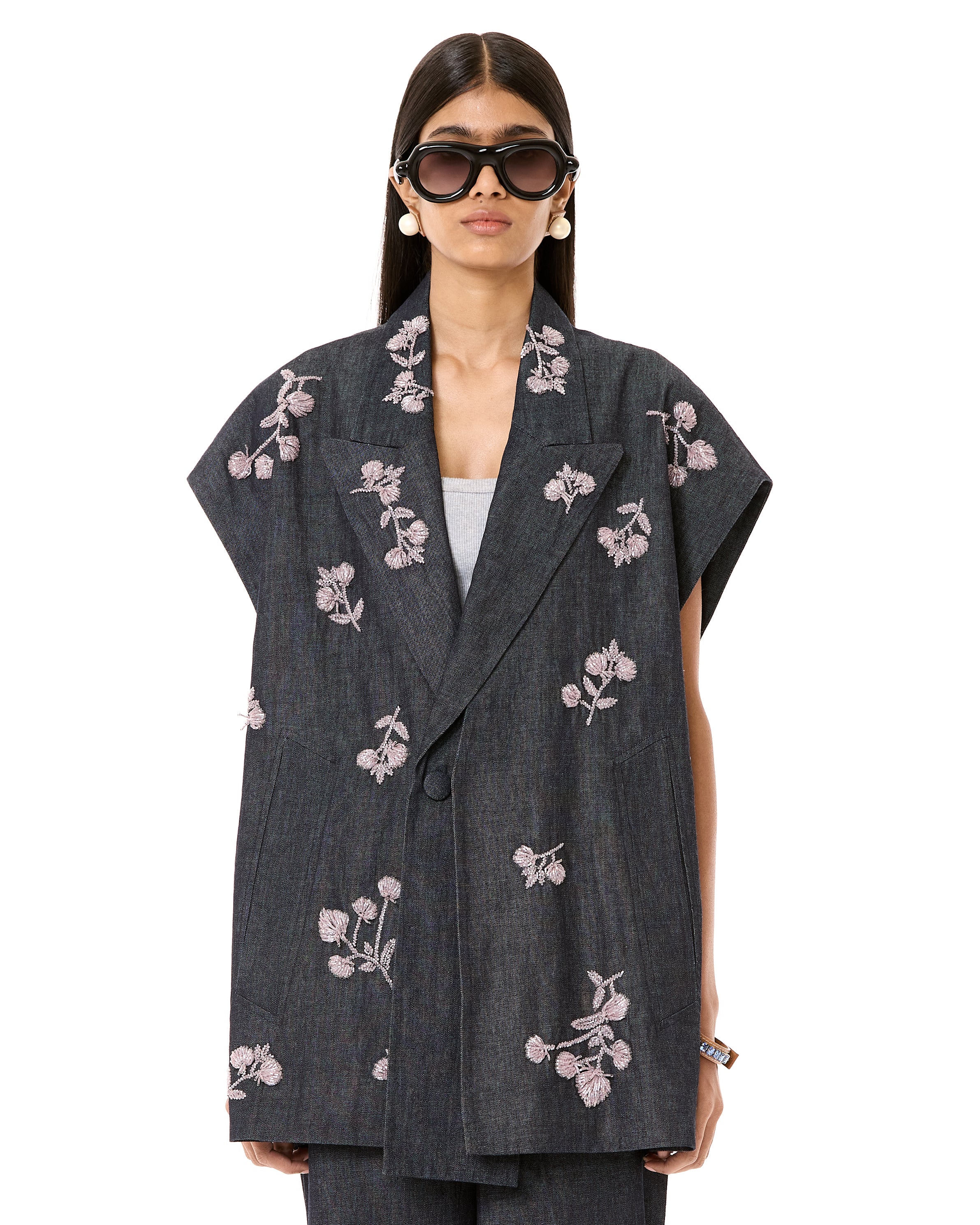 Handcrafted Double Lapel Blazer Vest