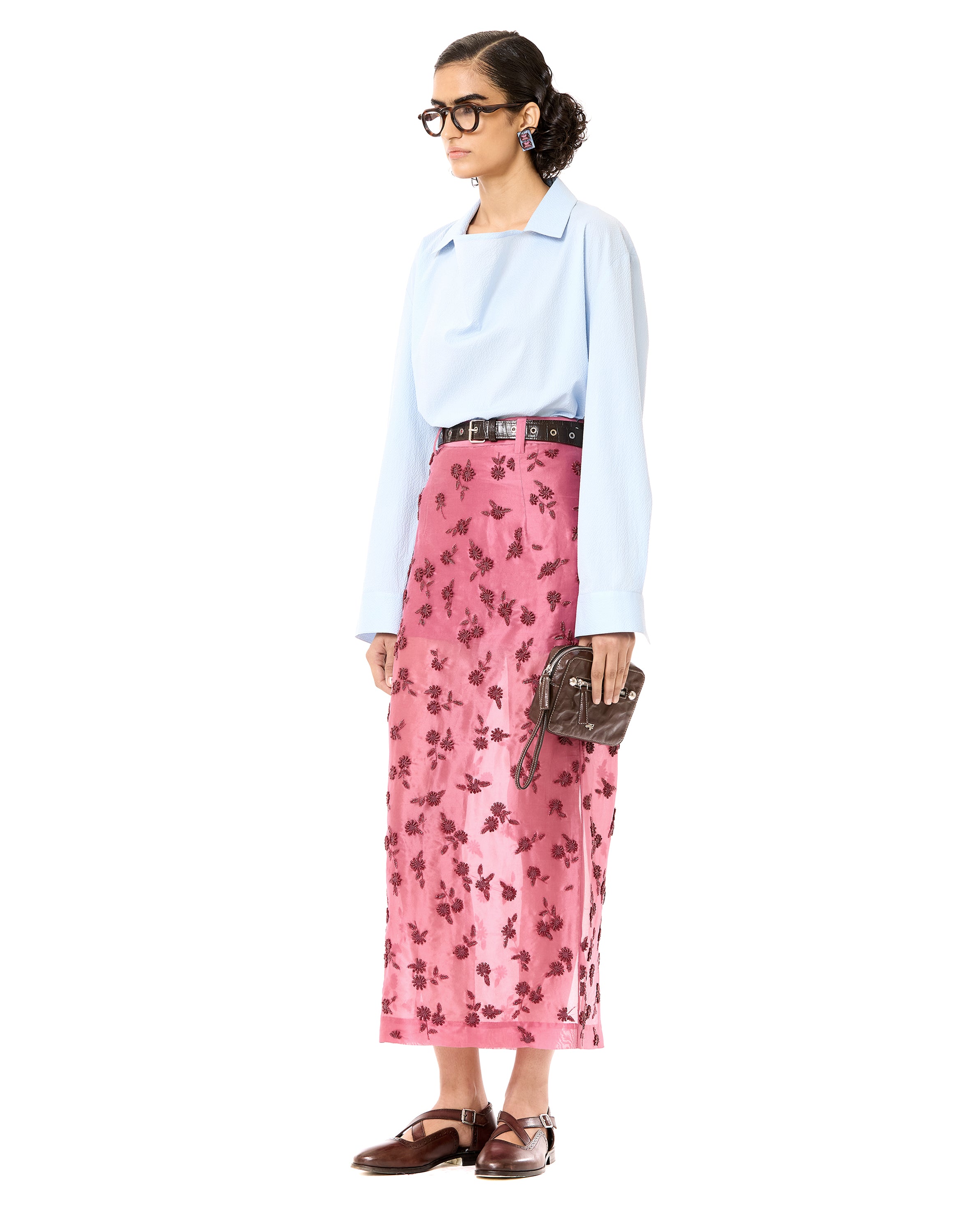 Handcrafted Sheer Skirt