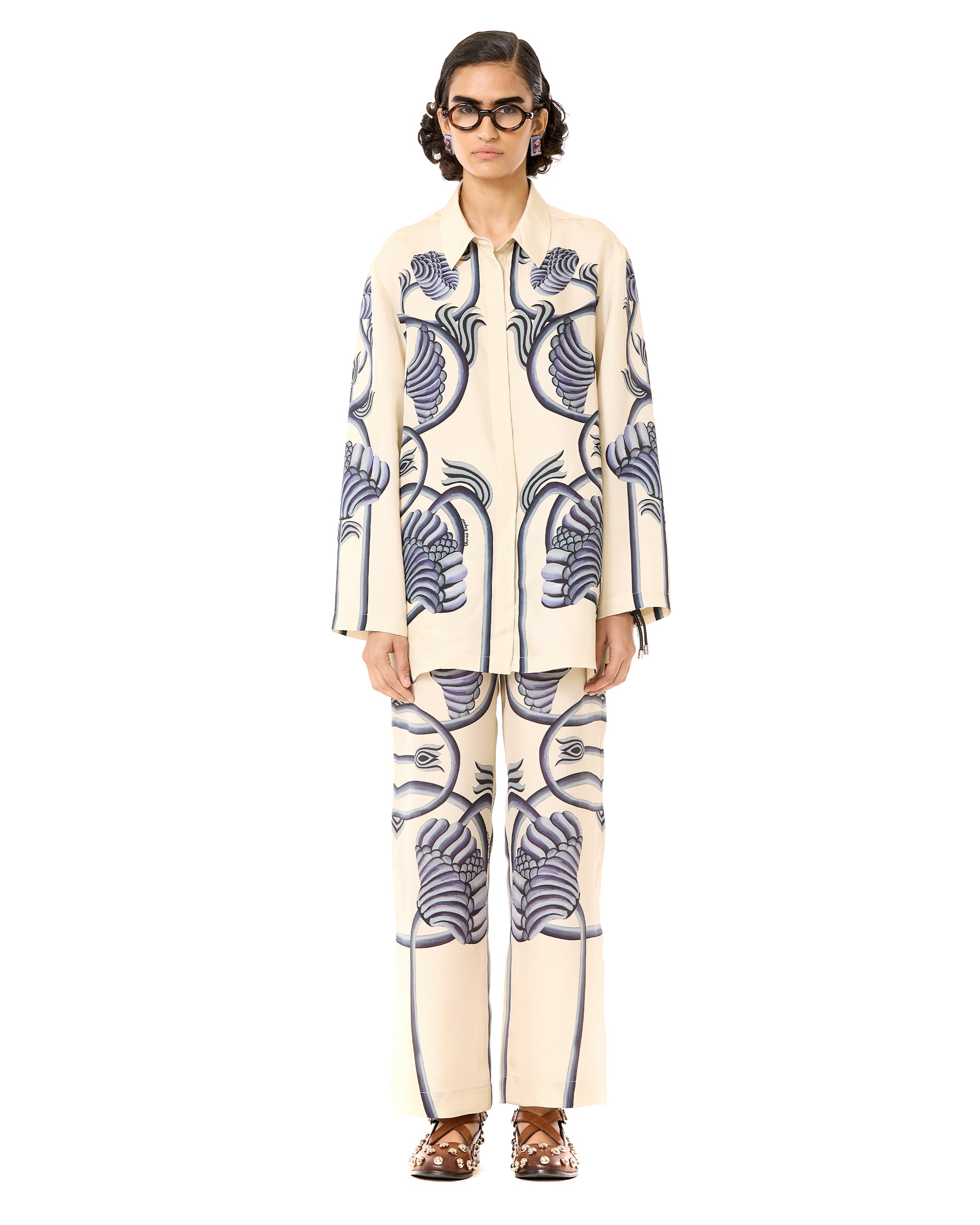 Engineered Draped Co-ord Set