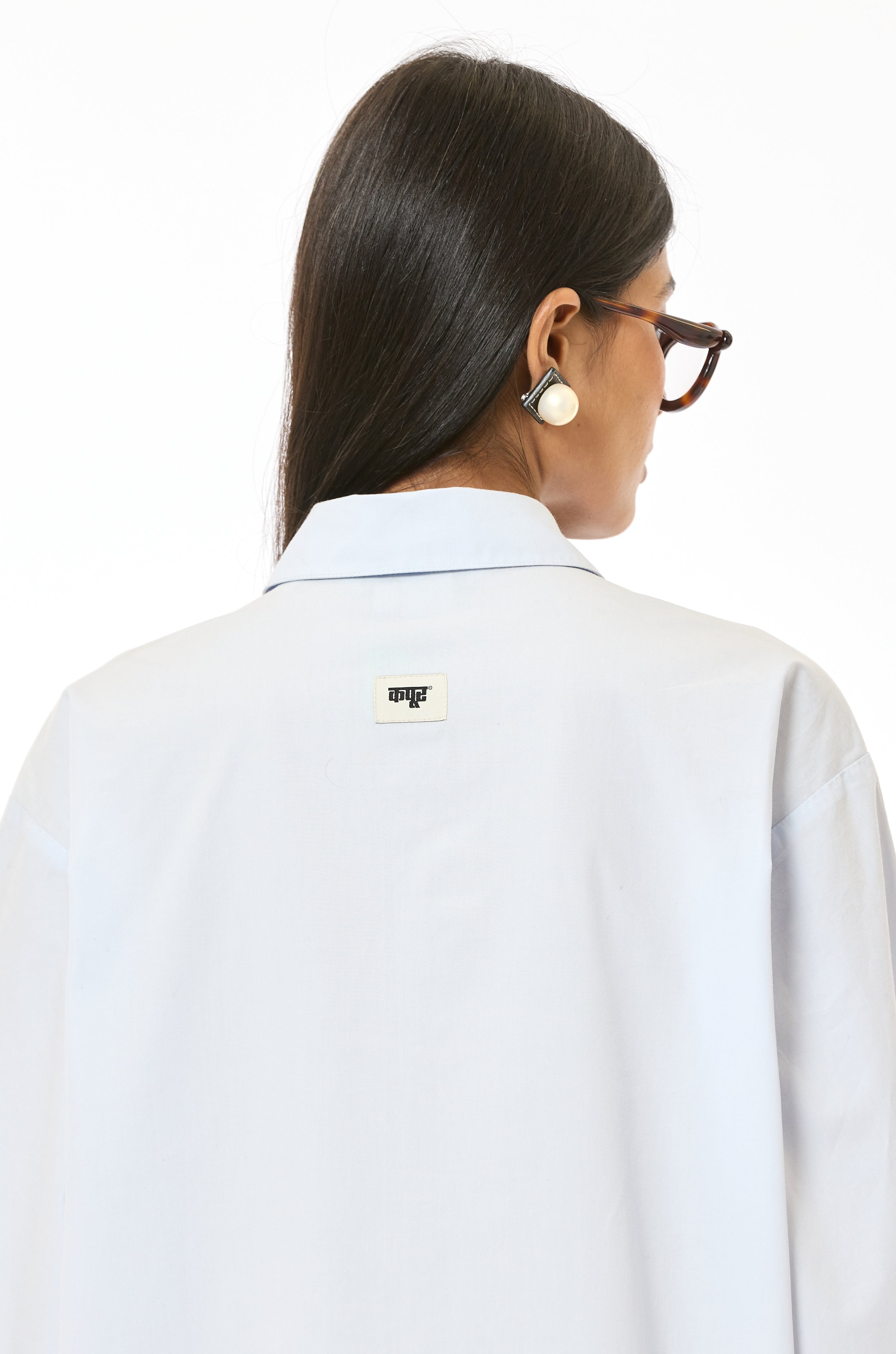 Handcrafted Zip-up Shirt Dress