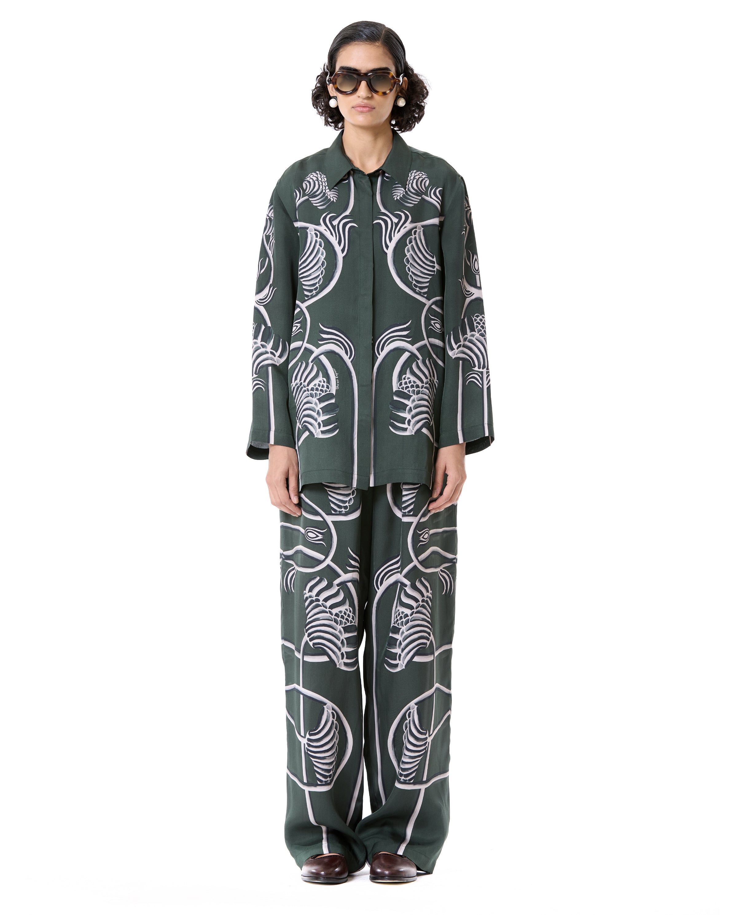 Engineered Draped Co-ord Set