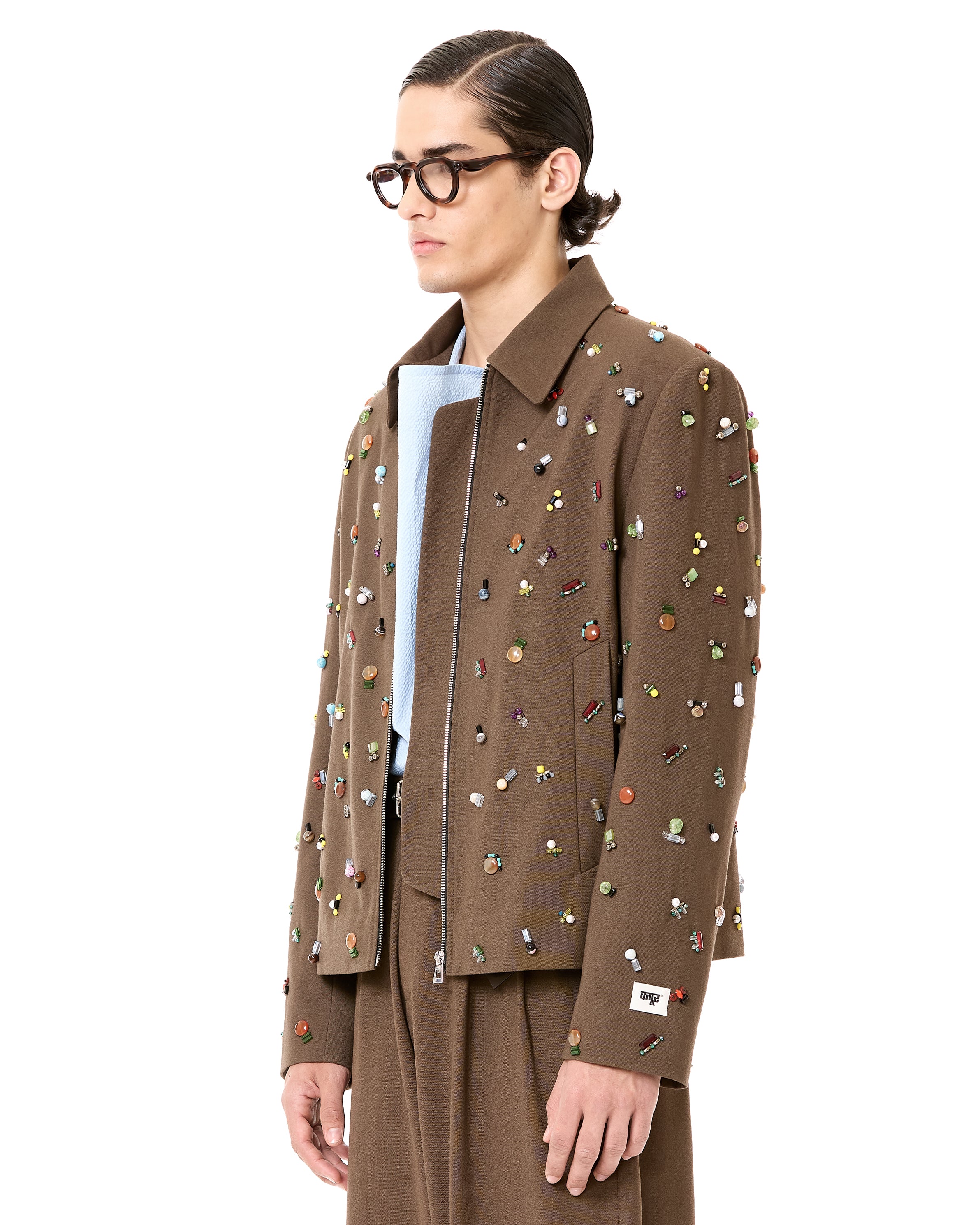 Handcrafted Zip-up Jacket