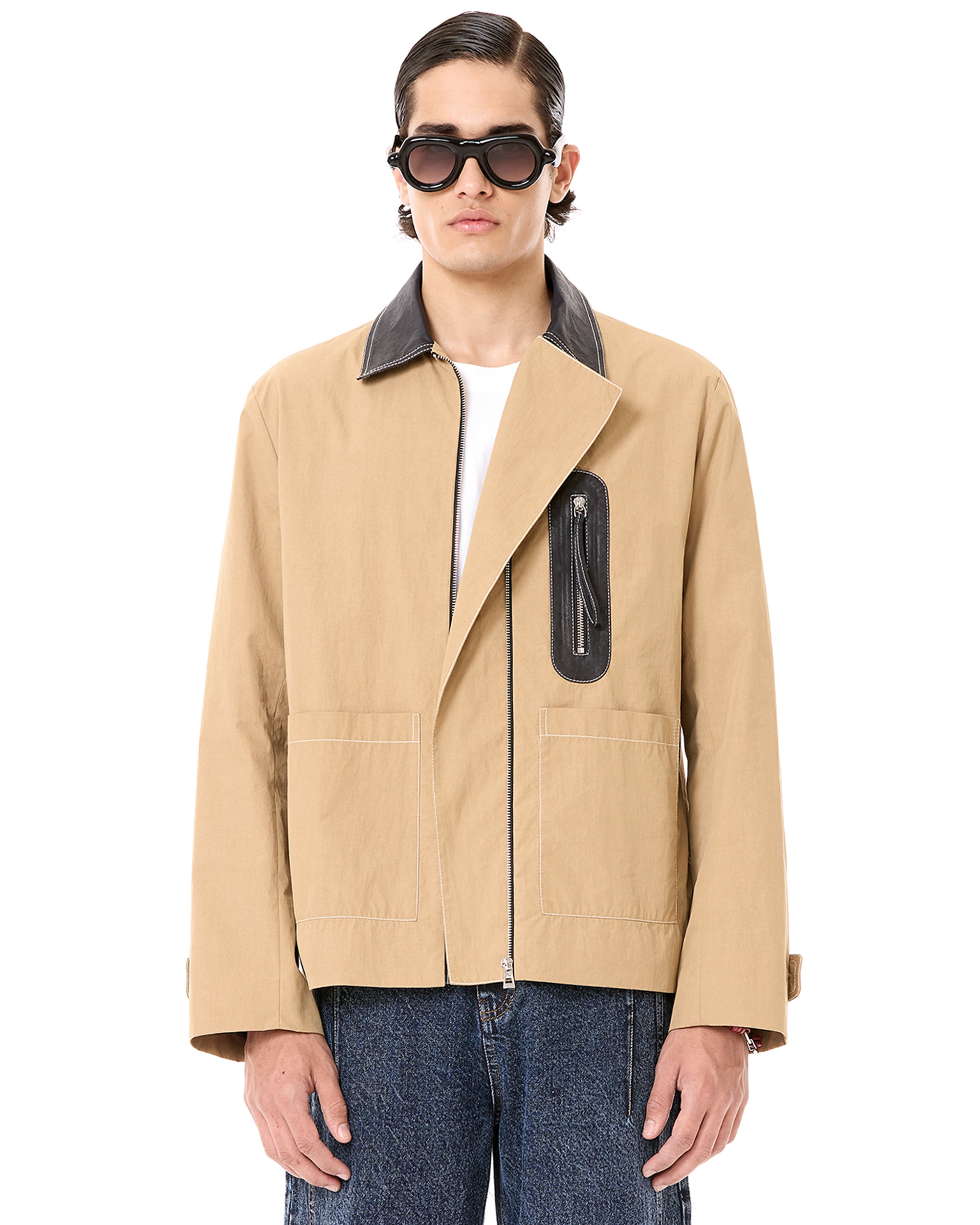 Mix Media Chore Jacket