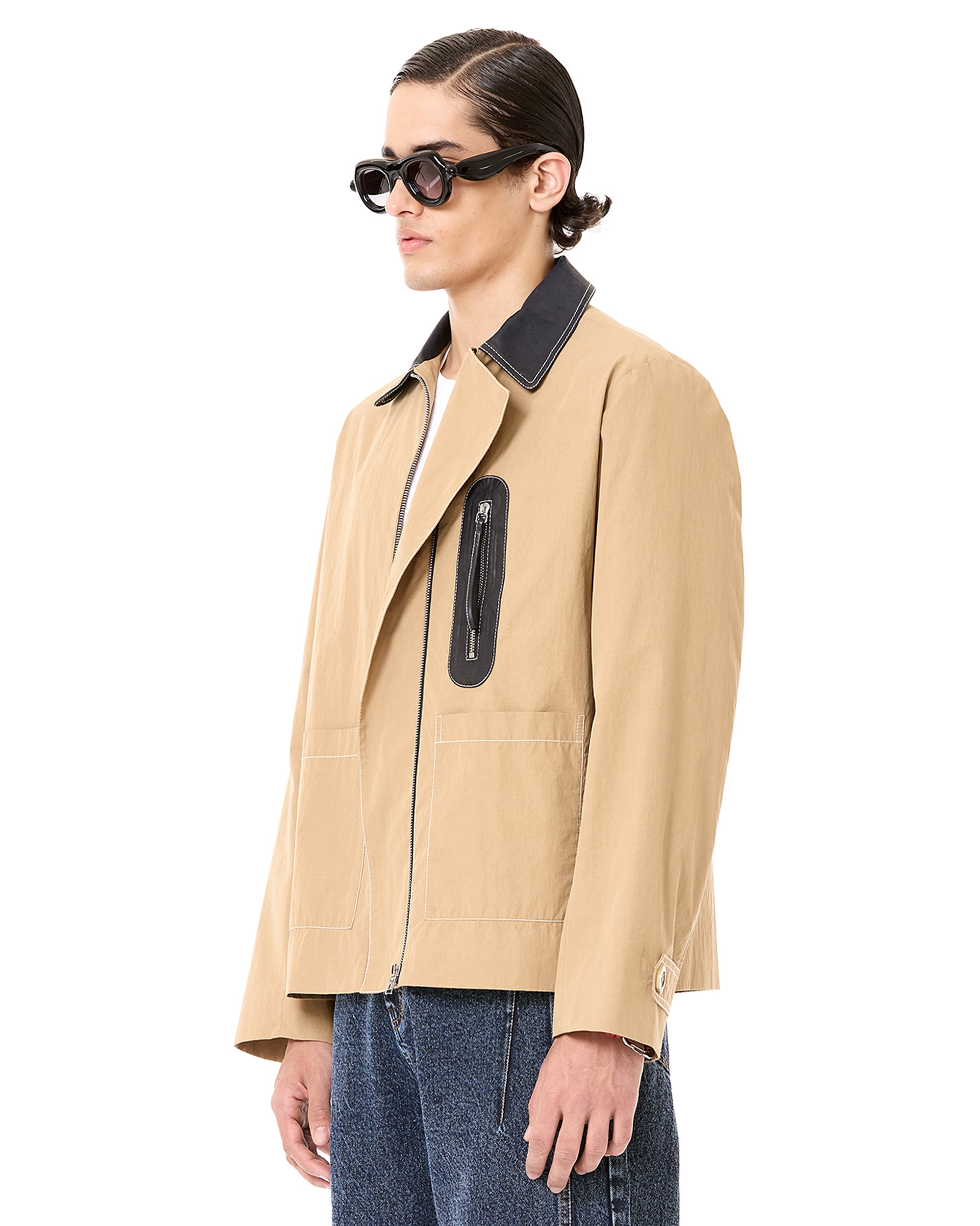 Mix Media Chore Jacket
