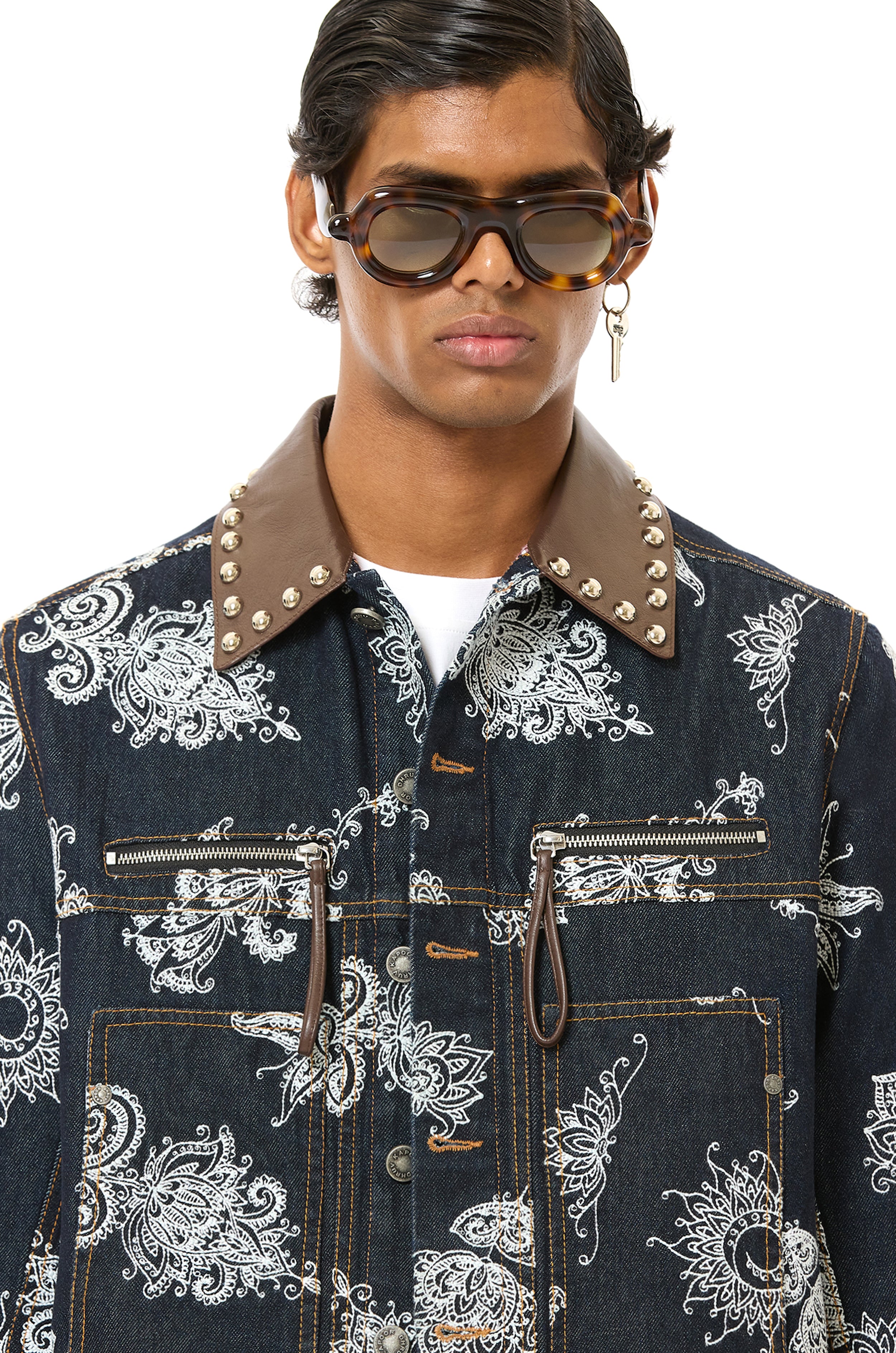 Embroidered Denim Jacket