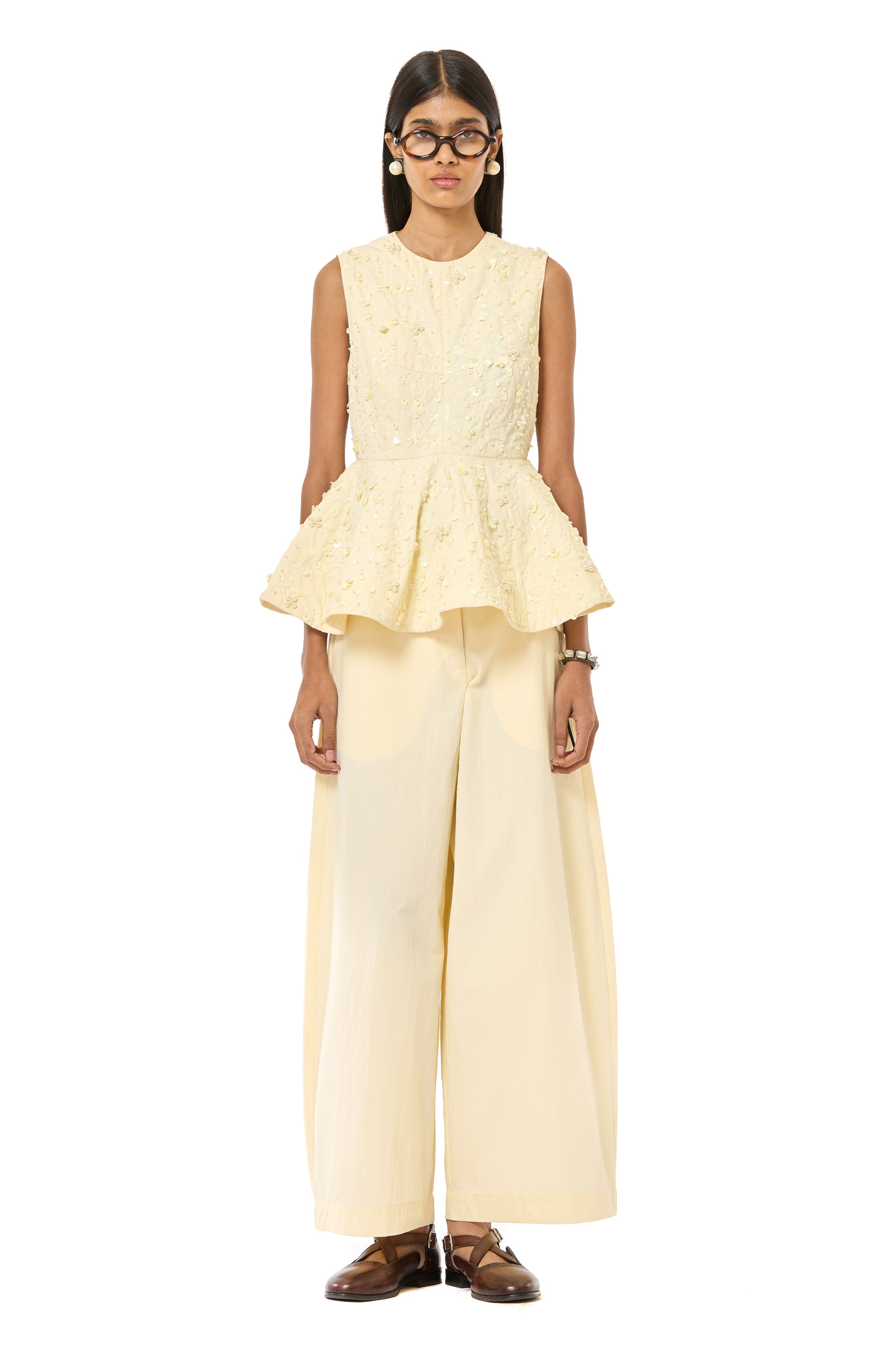 Handcrafted Peplum Top