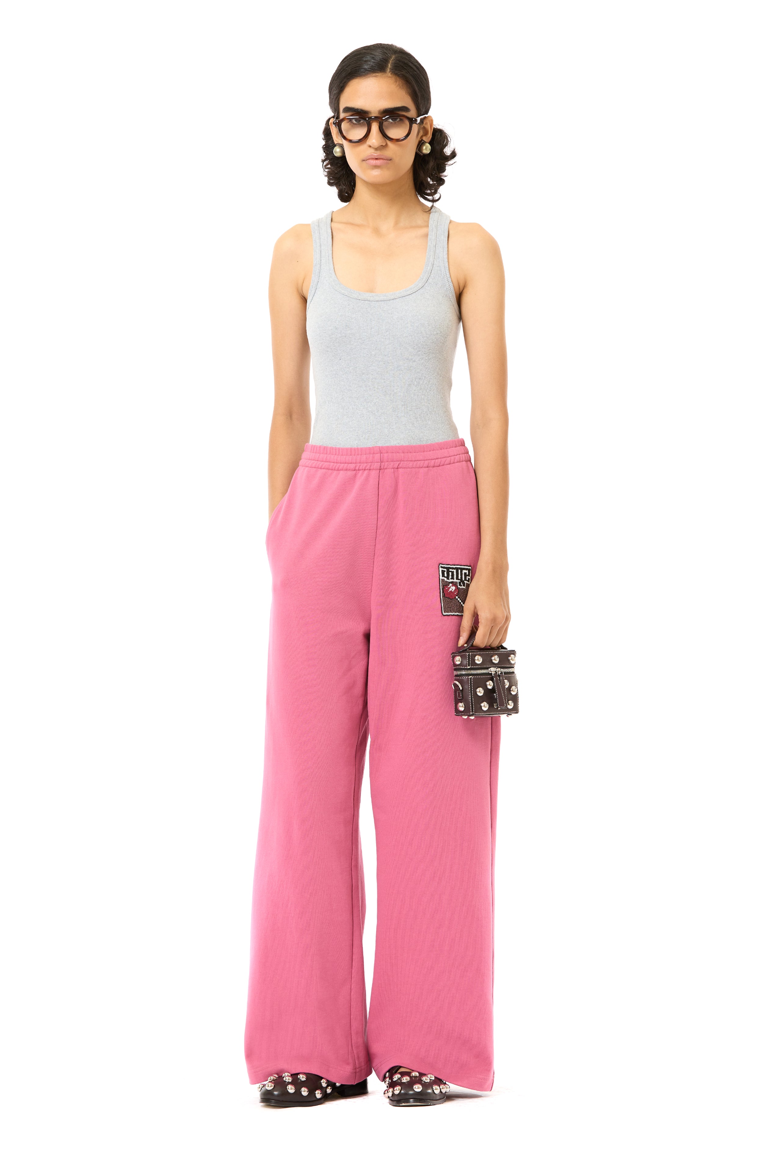 Logo Wide Leg Sweatpants
