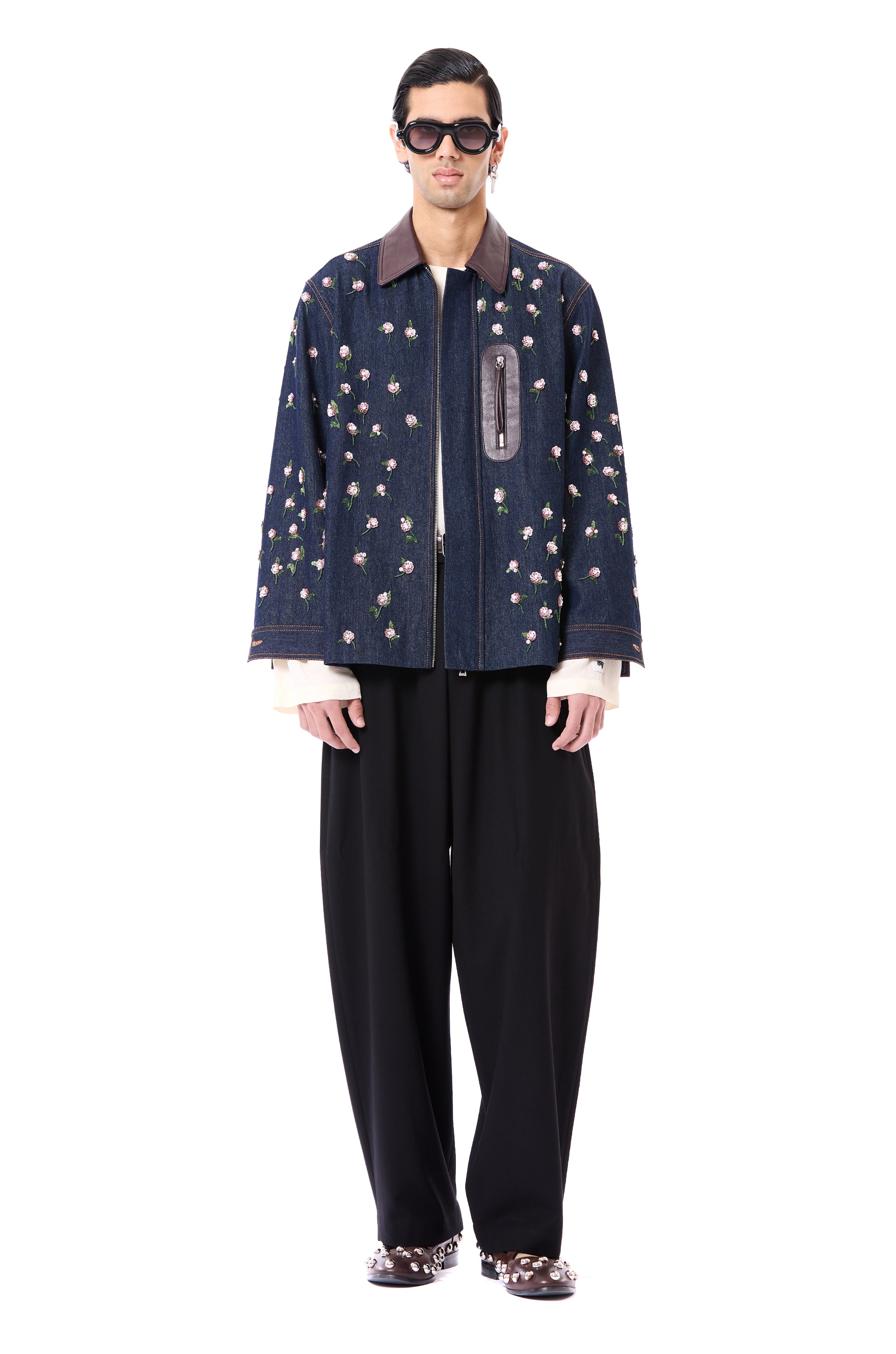 Handcrafted Mix Media Jacket