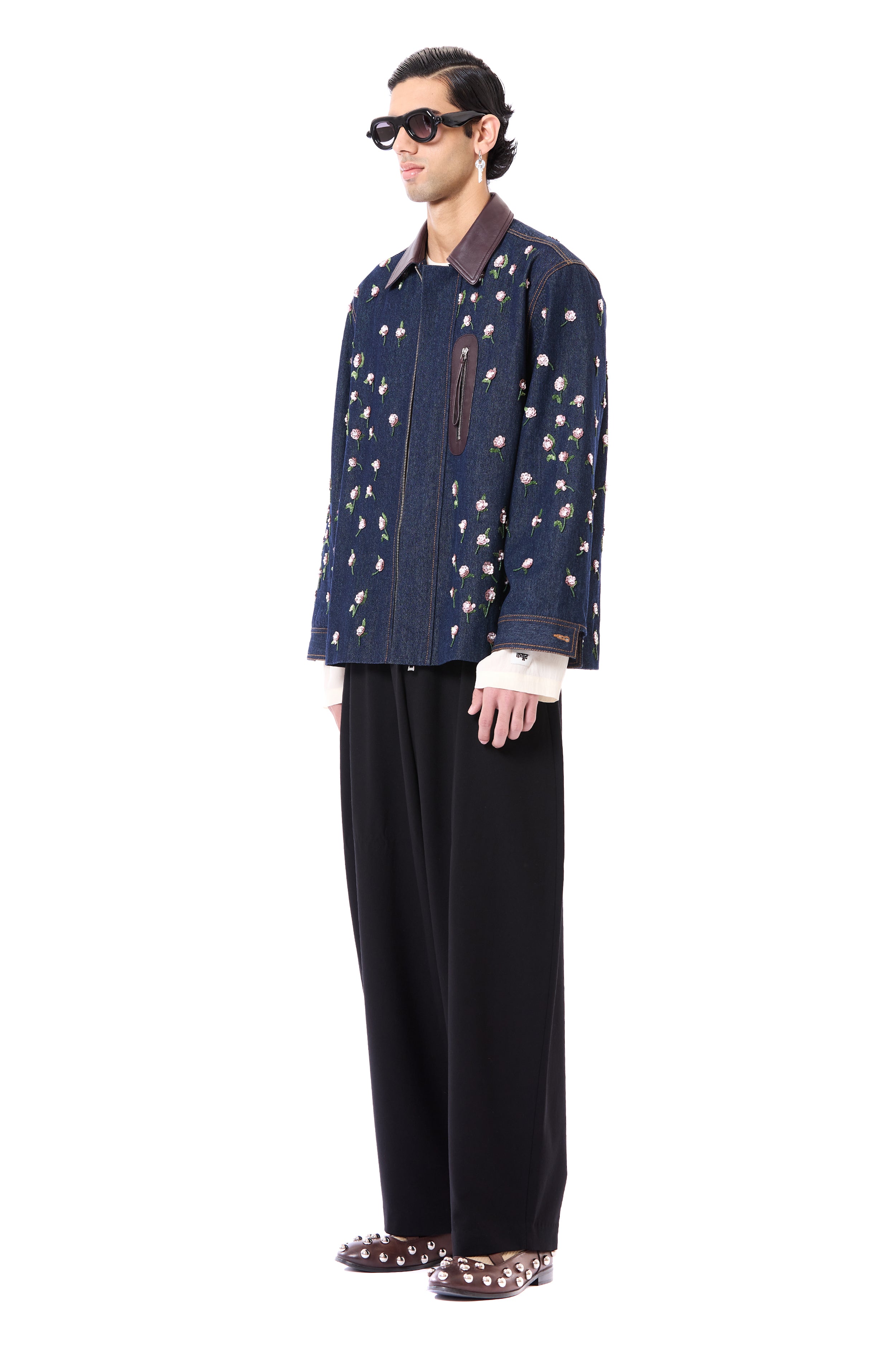 Handcrafted Mix Media Jacket