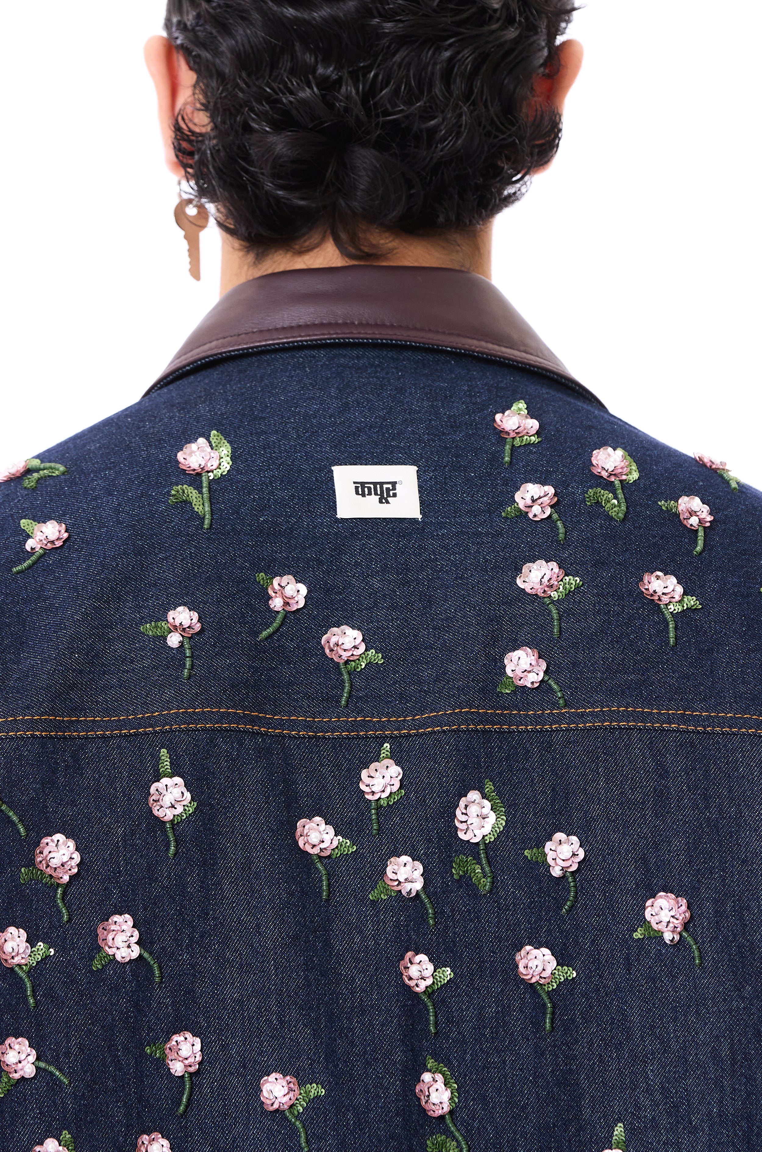 Handcrafted Mix Media Jacket