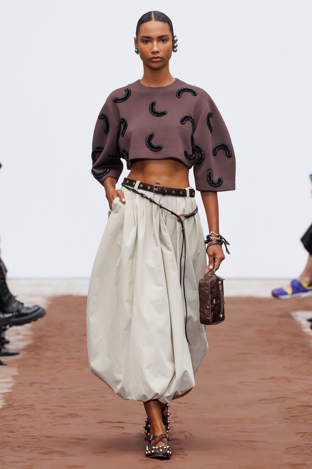 Look 15 - Draped Balloon Skirt