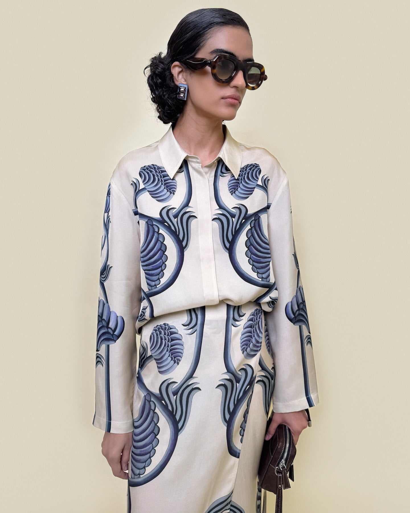 Engineered Draped Co-ord Set