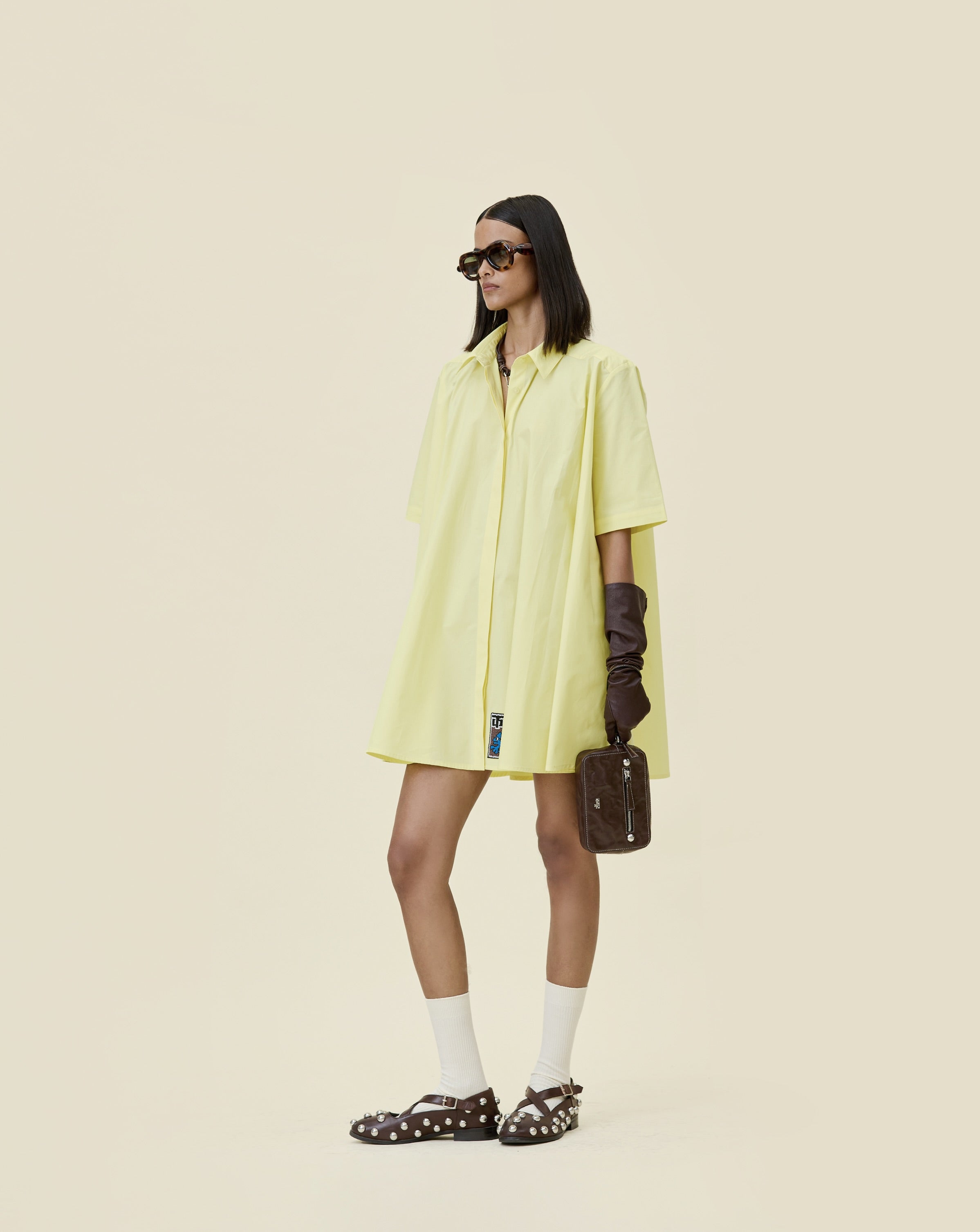 Flared Shirt Dress