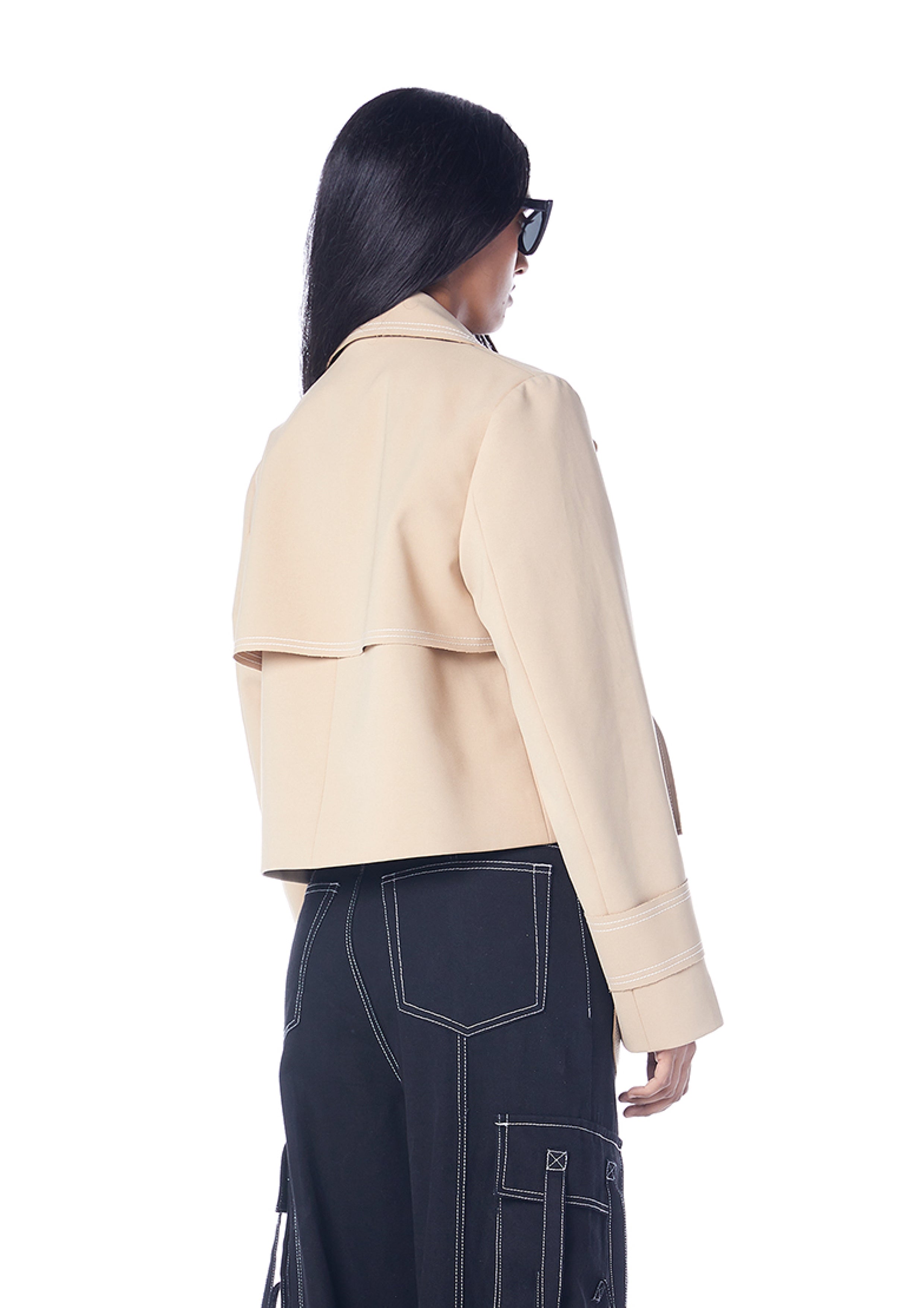 RECYCLED CROPPED TRENCH