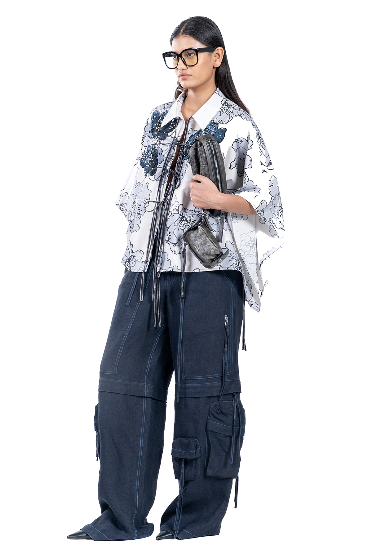 HANDCRAFTED KAFTAN TIE-UP SHIRT
