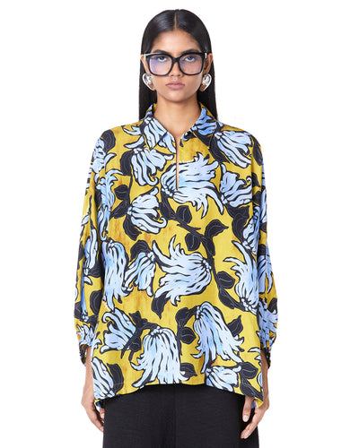 Flora Polo Batwing Shirt