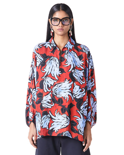 Flora Polo Batwing Shirt