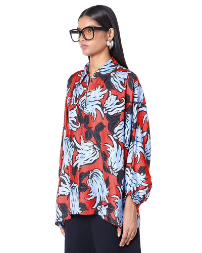 Flora Polo Batwing Shirt