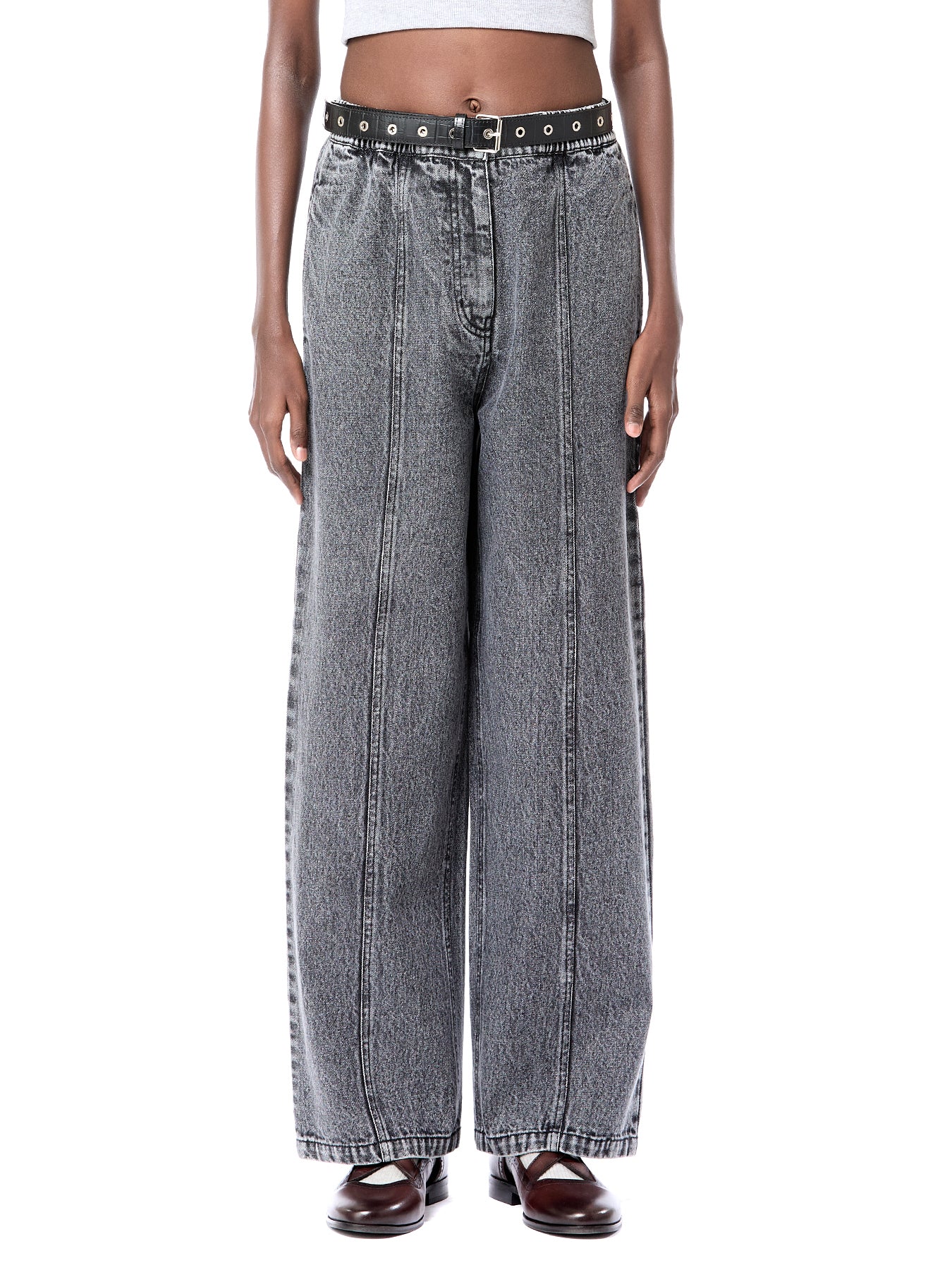 Paneled Jeans