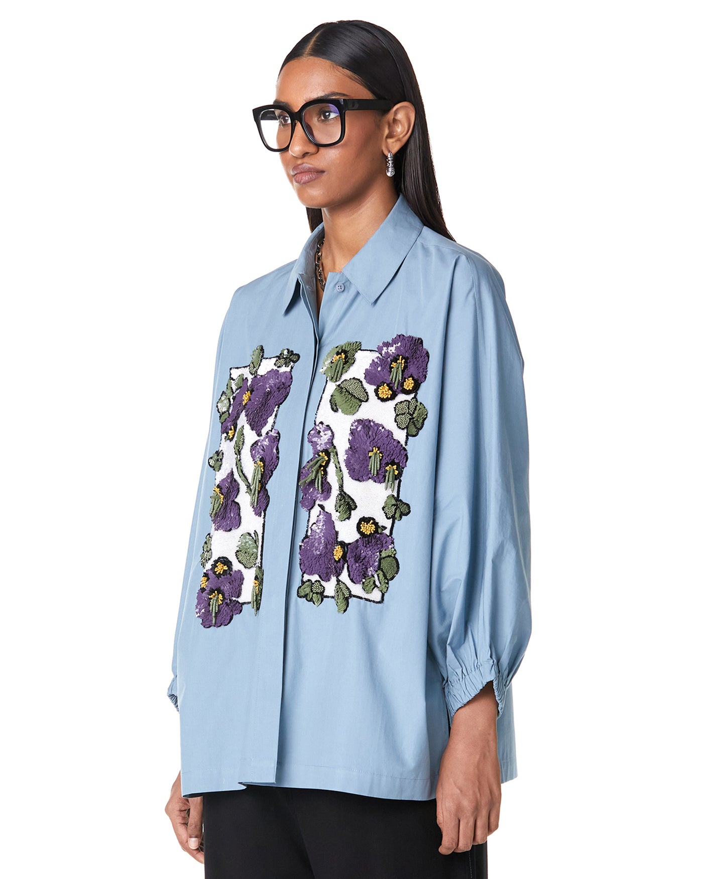 Double Fresco Batwing Shirt