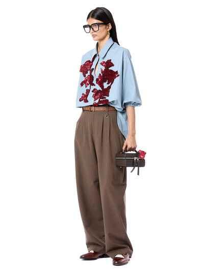 Stem Polo Batwing Shirt
