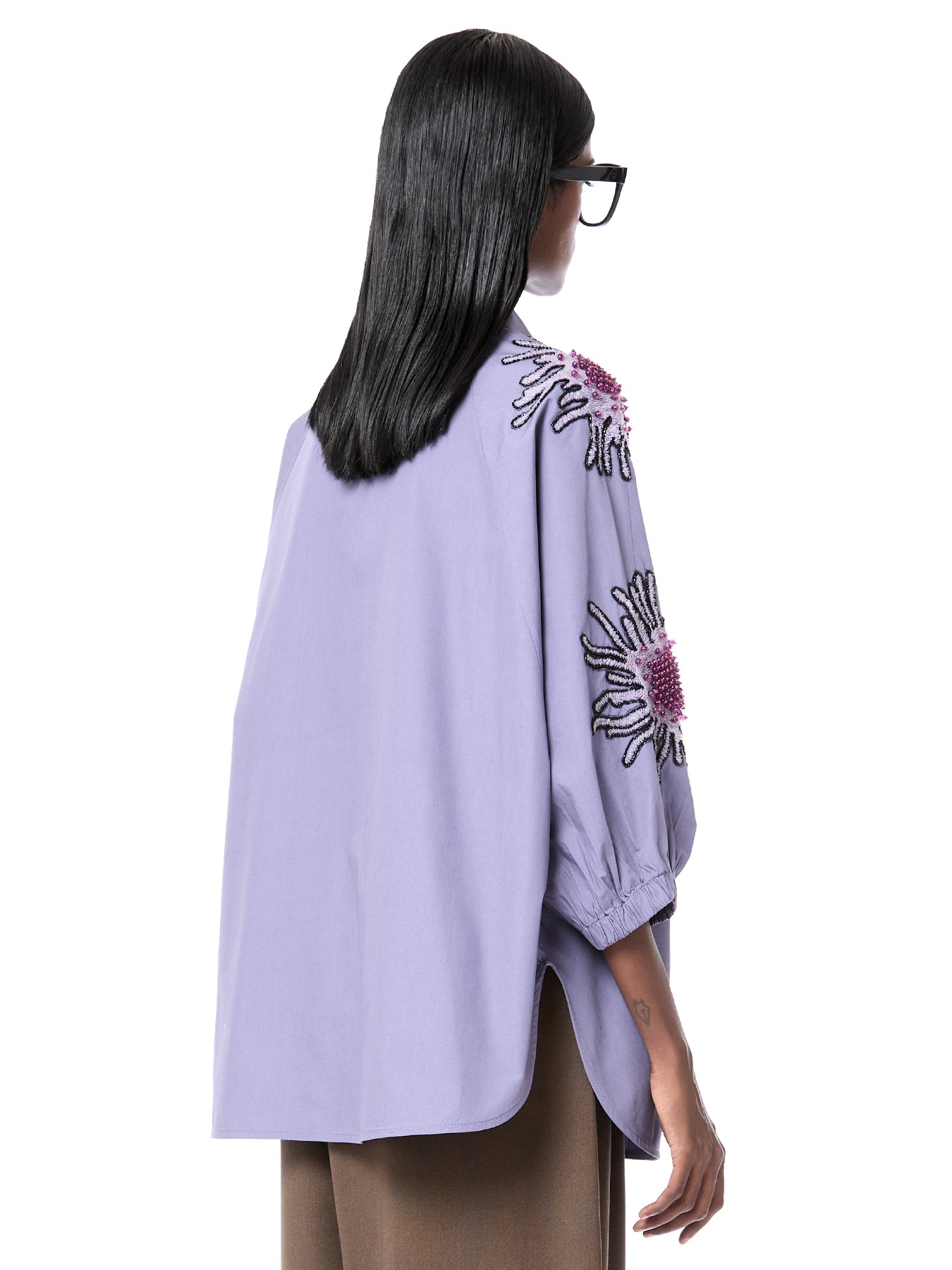 Handcrafted Luminous Batwing Shirt