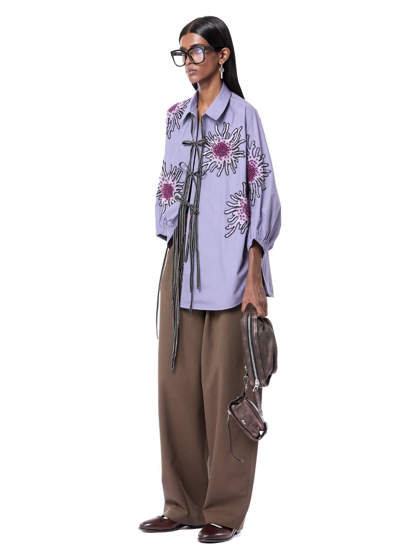 Handcrafted Luminous Batwing Shirt