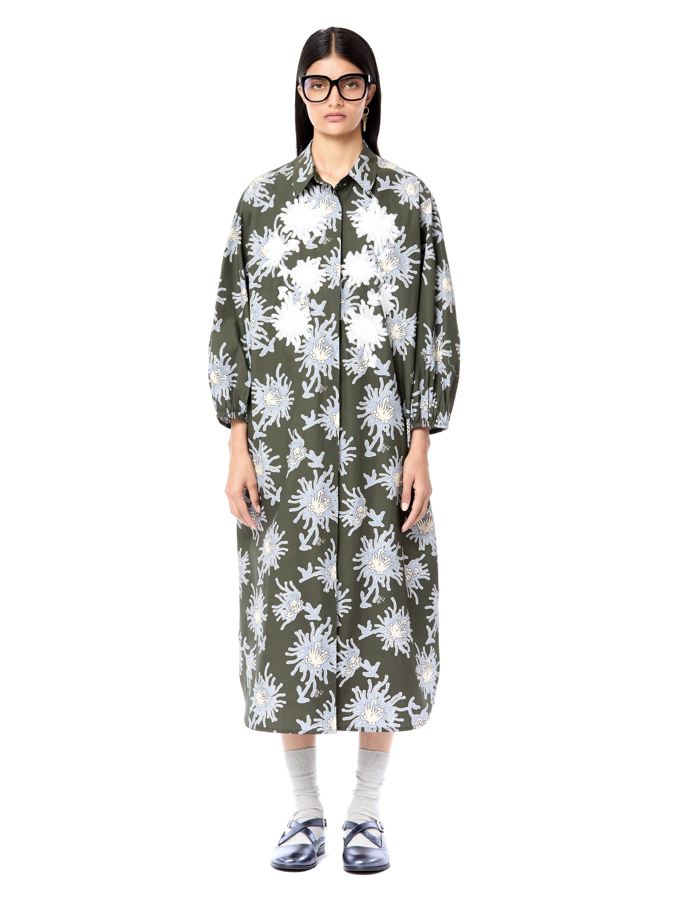 Handcrafted Luminous Shirt Dress