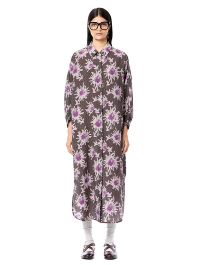 Oversized Luminous Shirt Dress