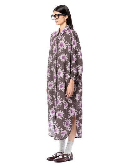 Oversized Luminous Shirt Dress
