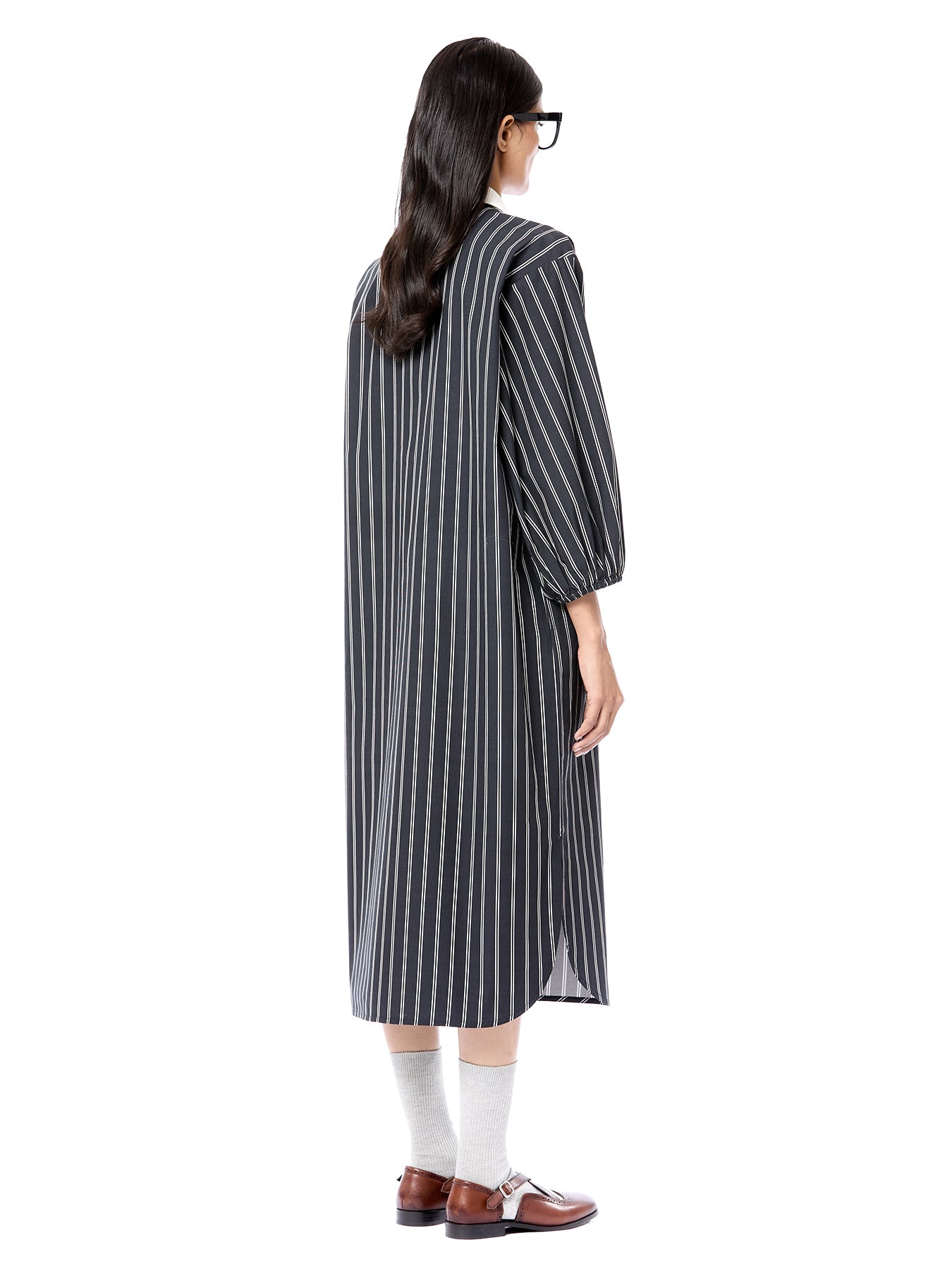 Striper Stem Shirt Dress