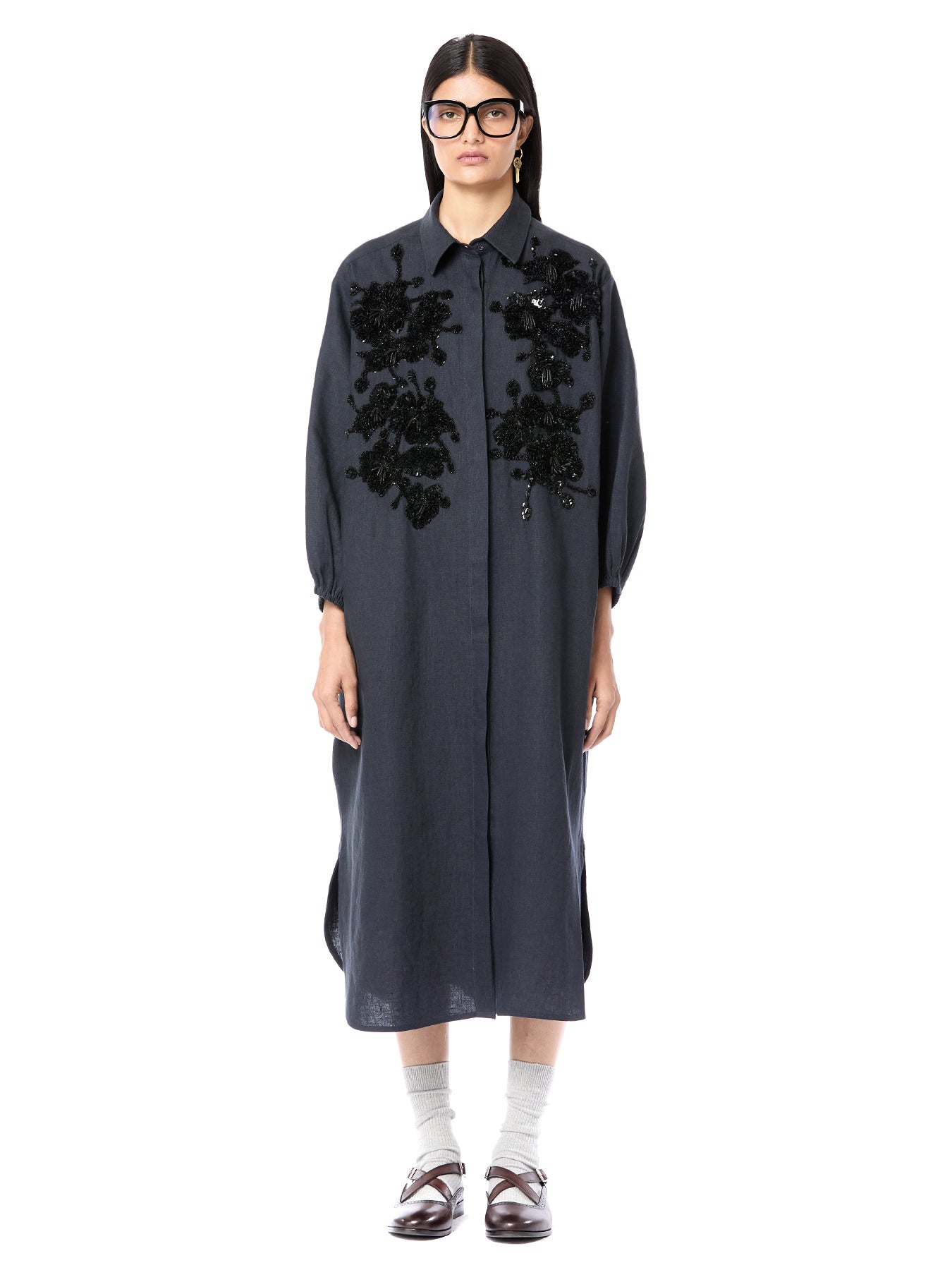 Double Fresco Shirt Dress