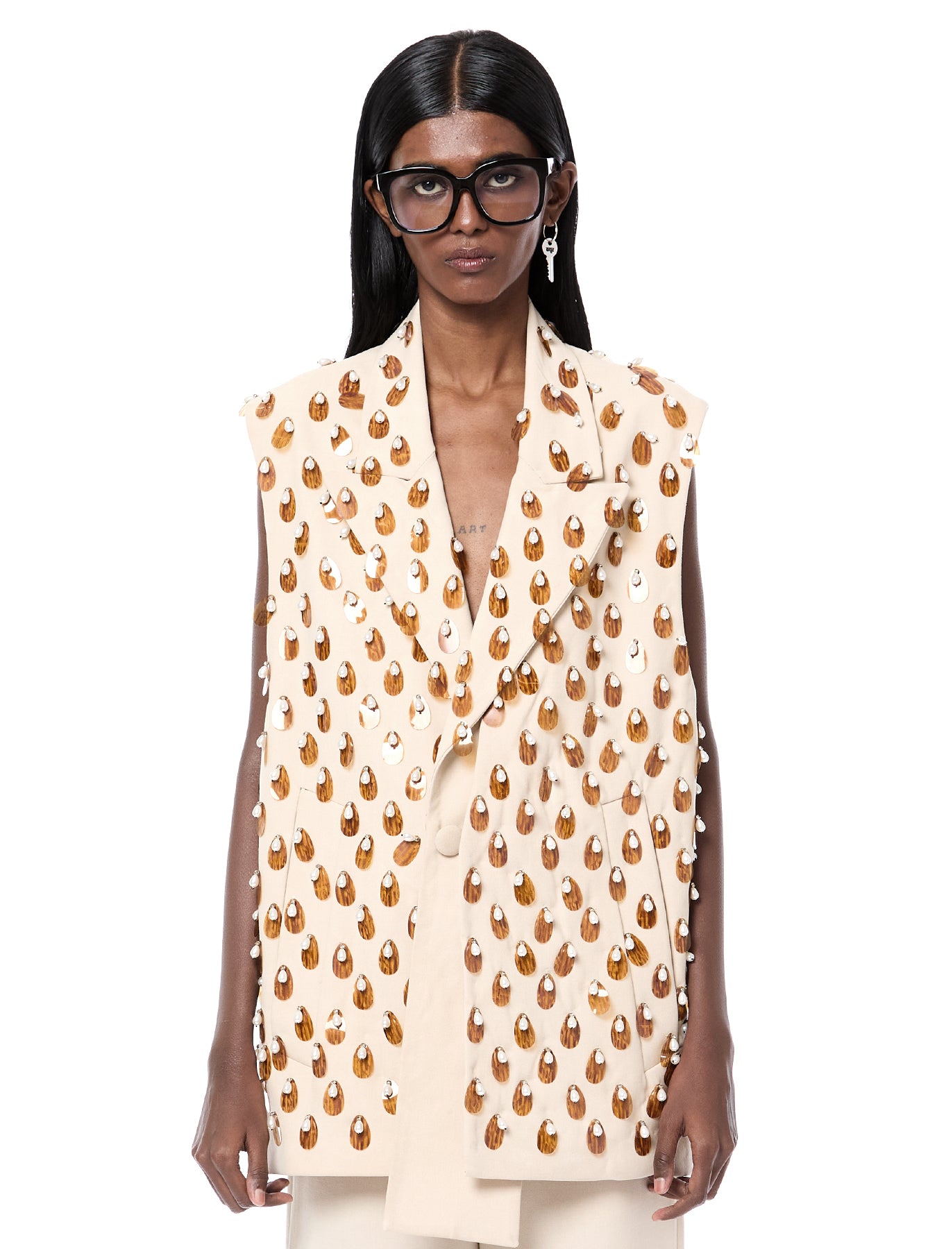 Rains Double Lapel Blazer Vest