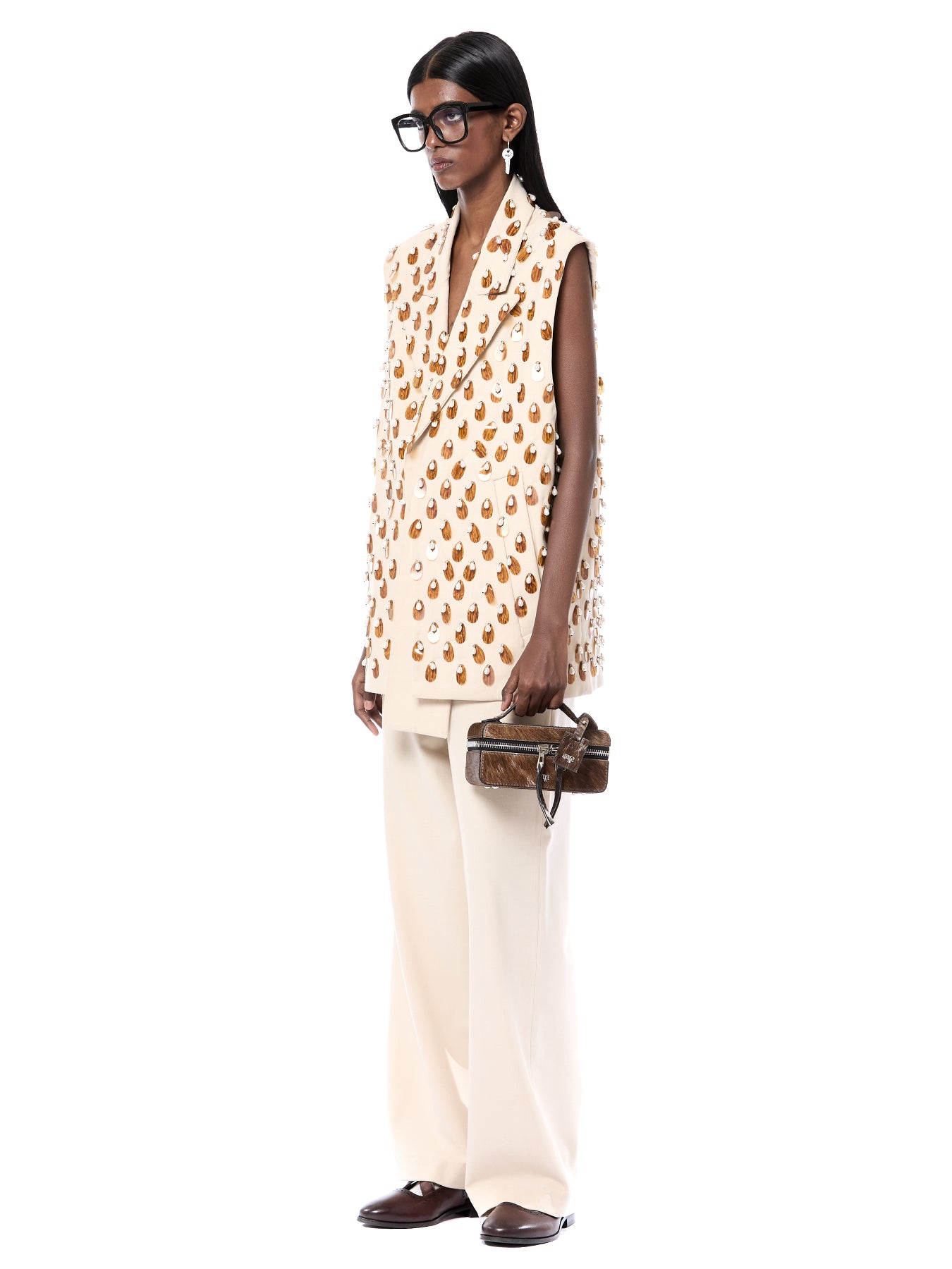 Rains Double Lapel Blazer Vest