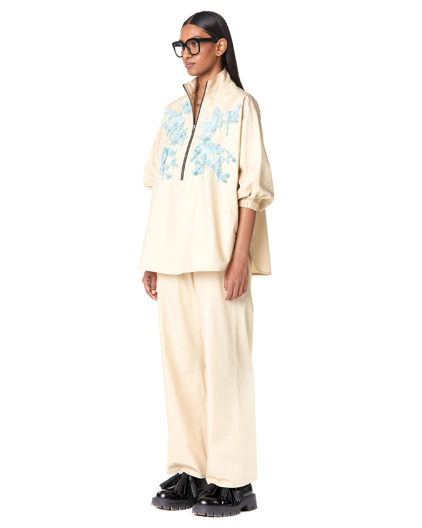 Bouquet Zip-up Batwing Co-ord Set