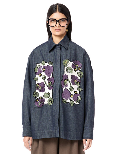 Double Fresco Denim Shirt