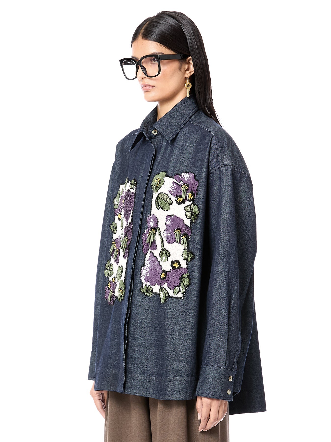 Double Fresco Denim Shirt
