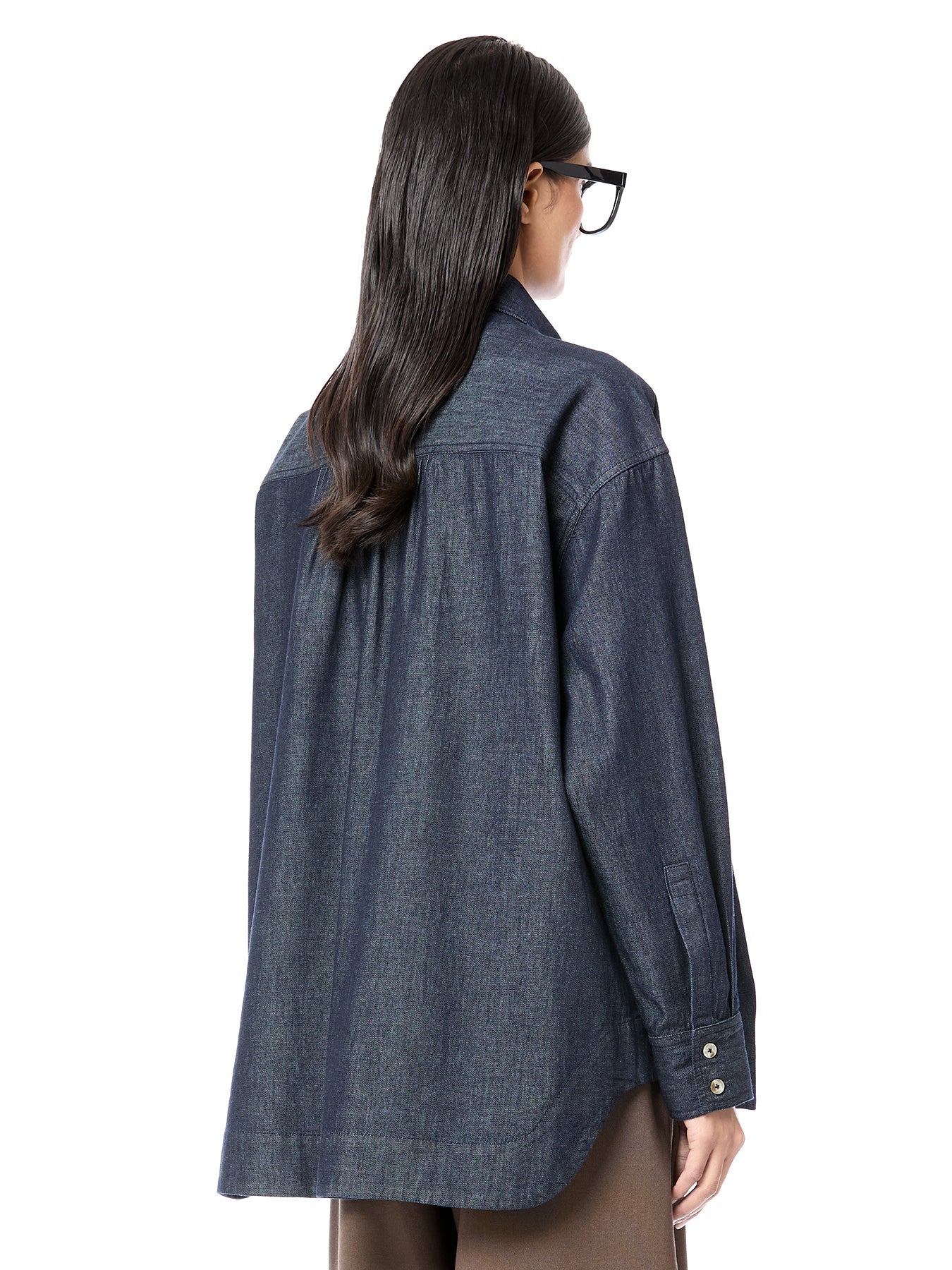 Double Fresco Denim Shirt