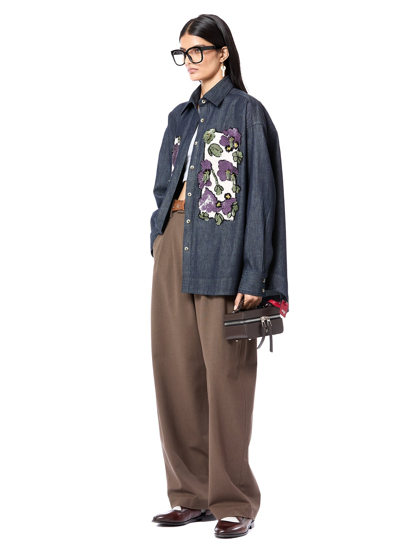 Double Fresco Denim Shirt